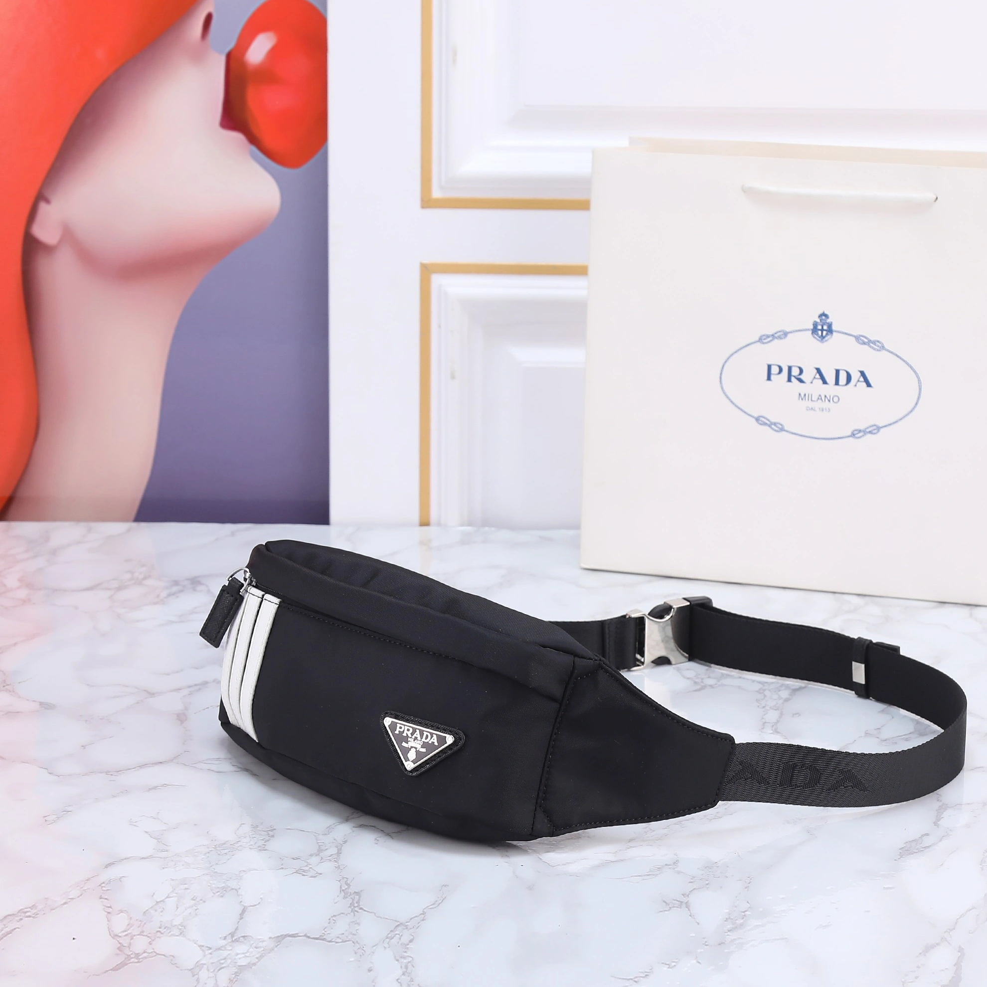 Bold 9561 Prada AAA Quality Belt Bags