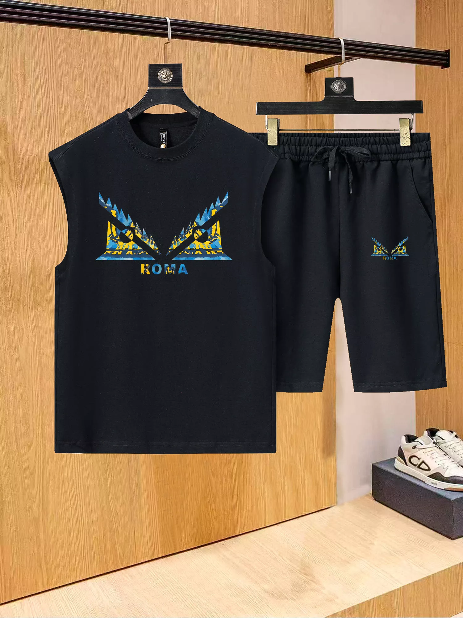 Bold 978 Fendi Tracksuits Sleeveless For Men