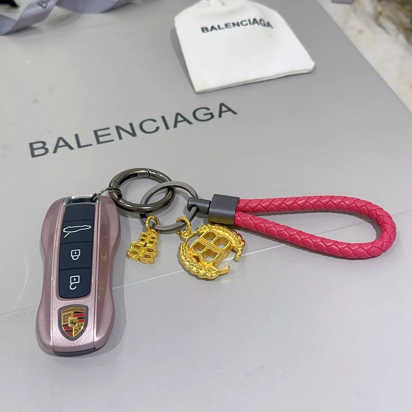 Bold 9817 Balenciaga Key Holder And Bag Buckle