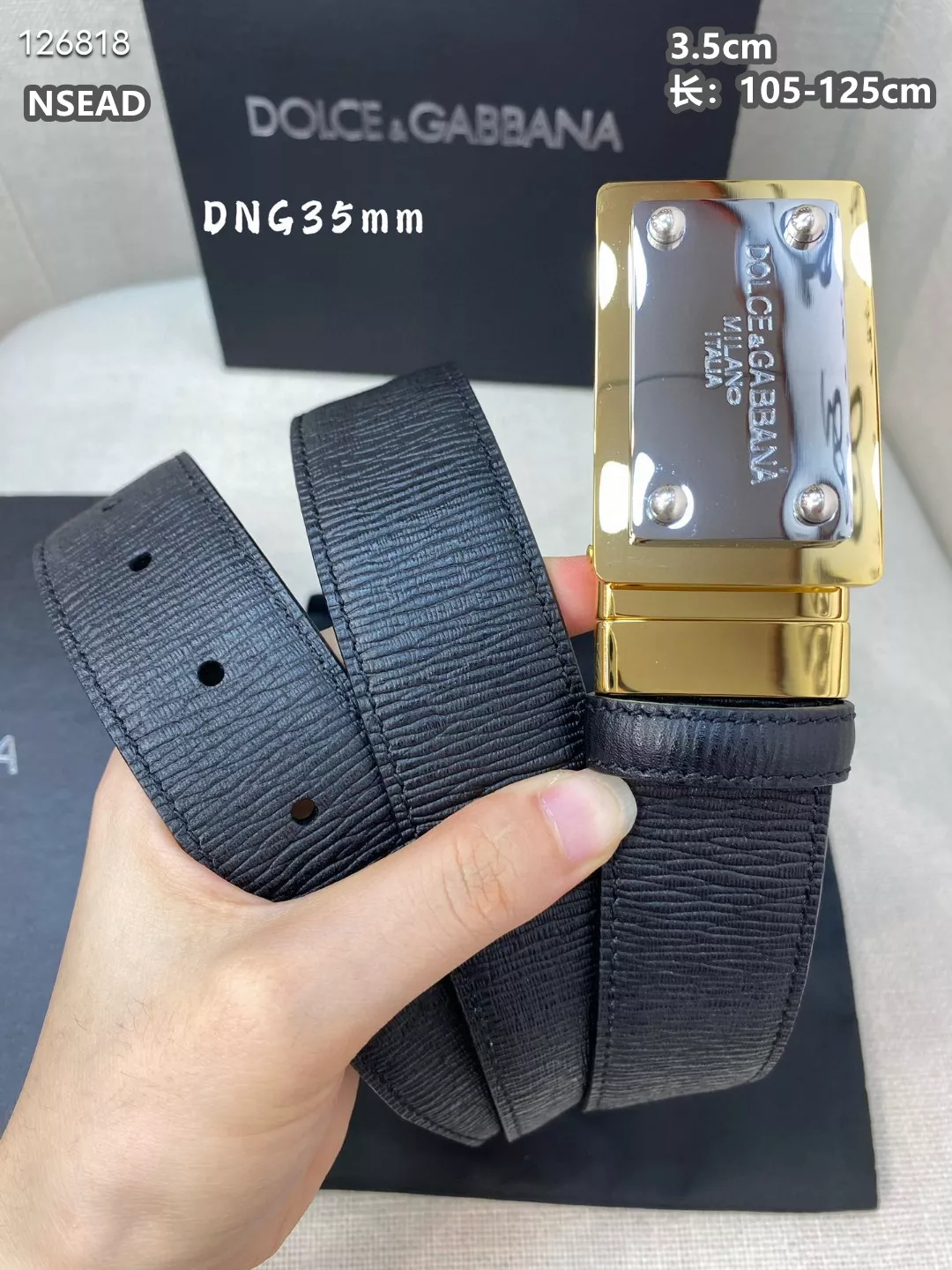 Bold 9996 Dolce & Gabbana D&G AAA Quality Belts For Men