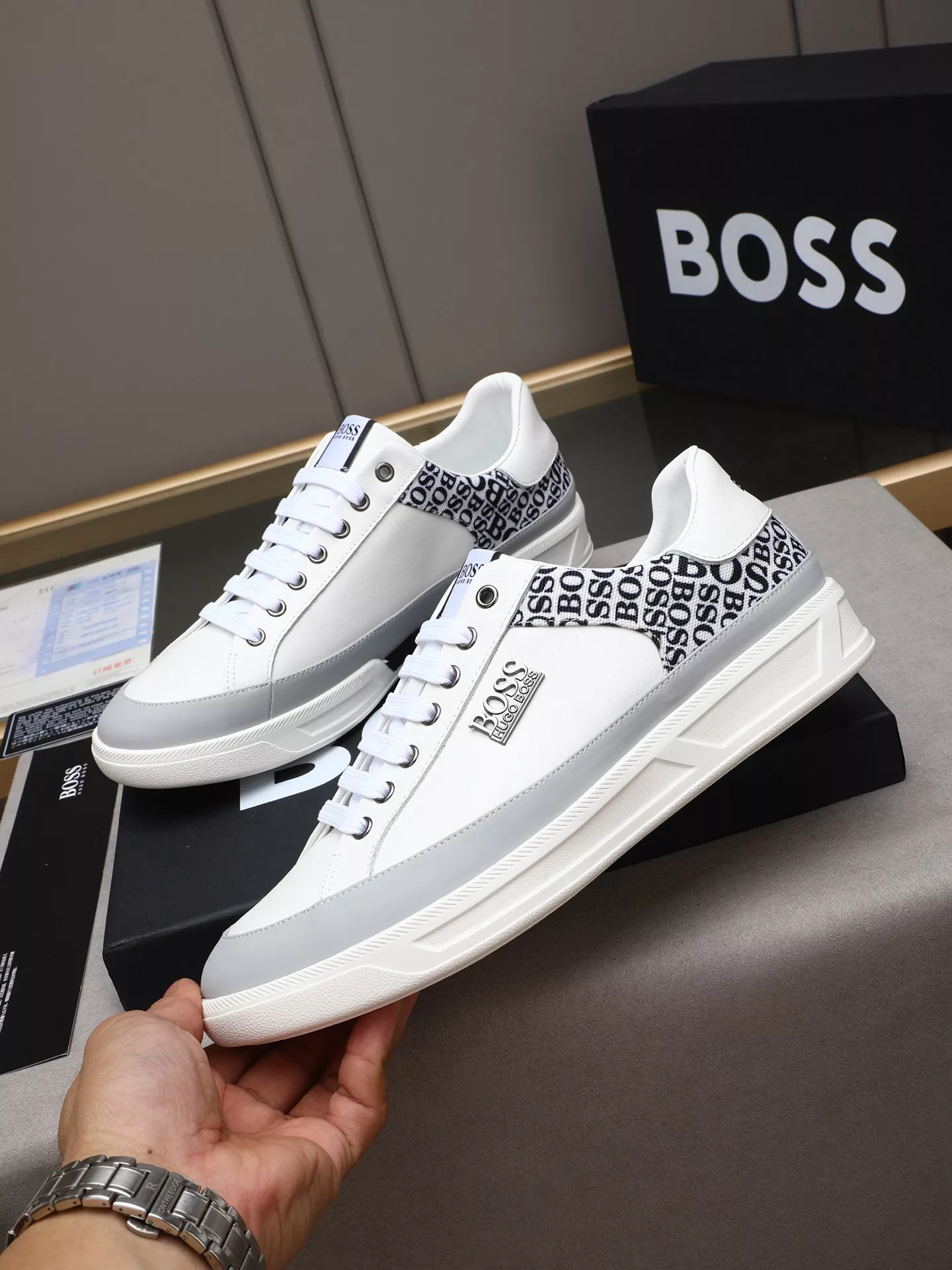 Boss Casual Shoes For Men Breathable 3447