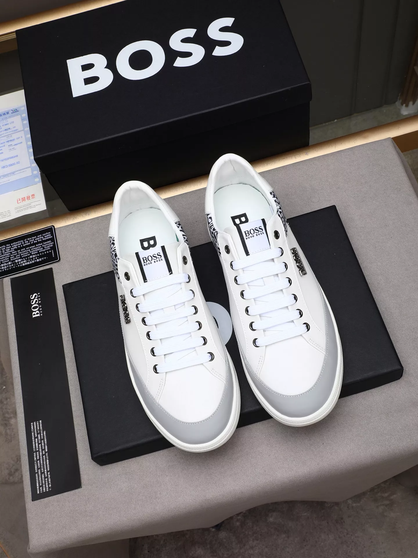 Boss Casual Shoes For Men Breathable 3447