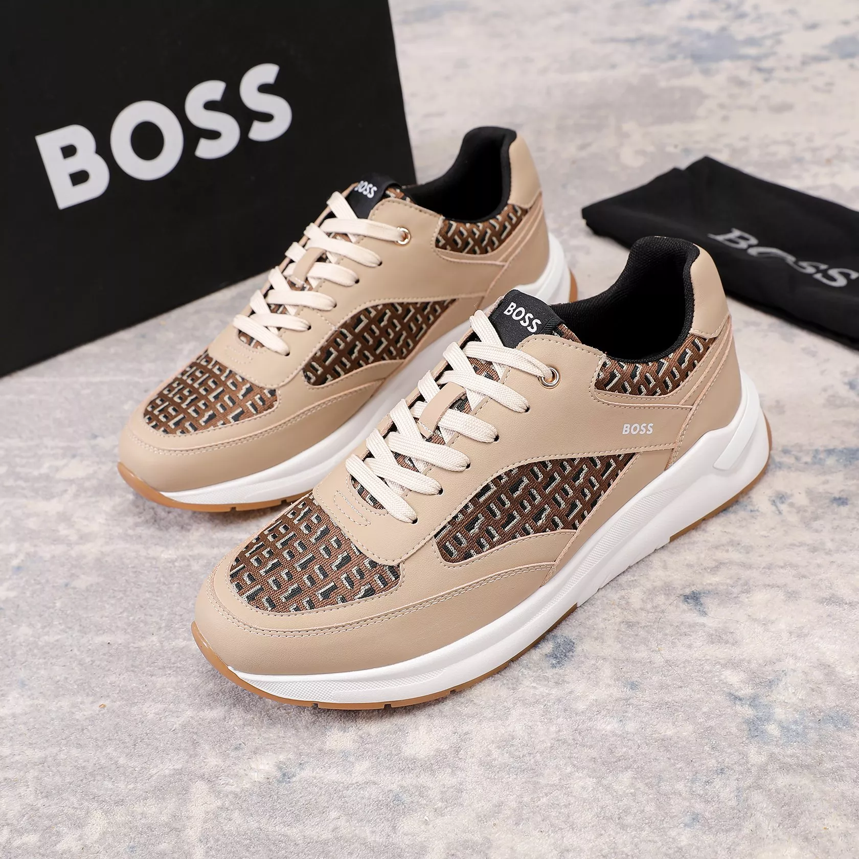 Boss Casual Shoes For Men Durable 2619