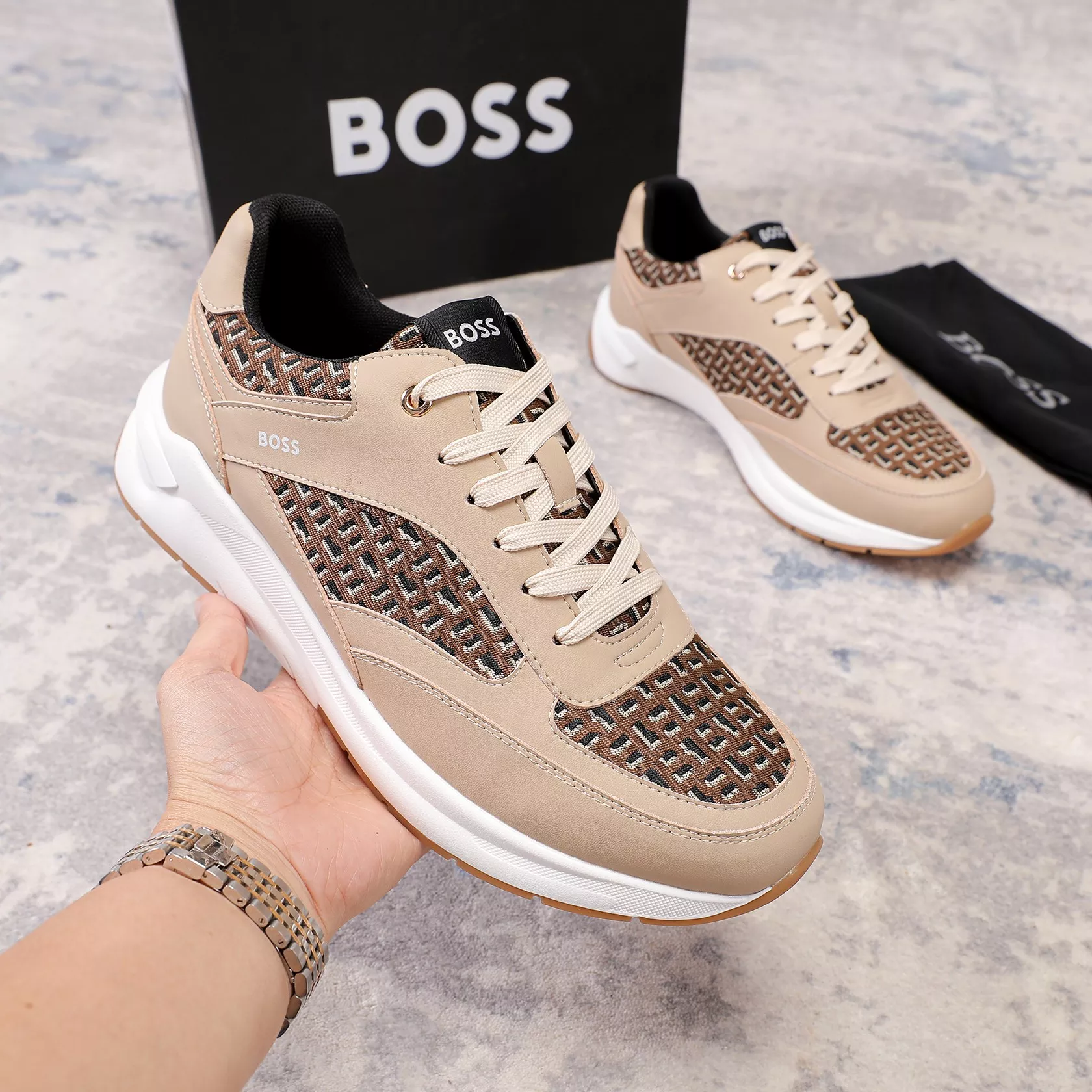 Boss Casual Shoes For Men Durable 2619