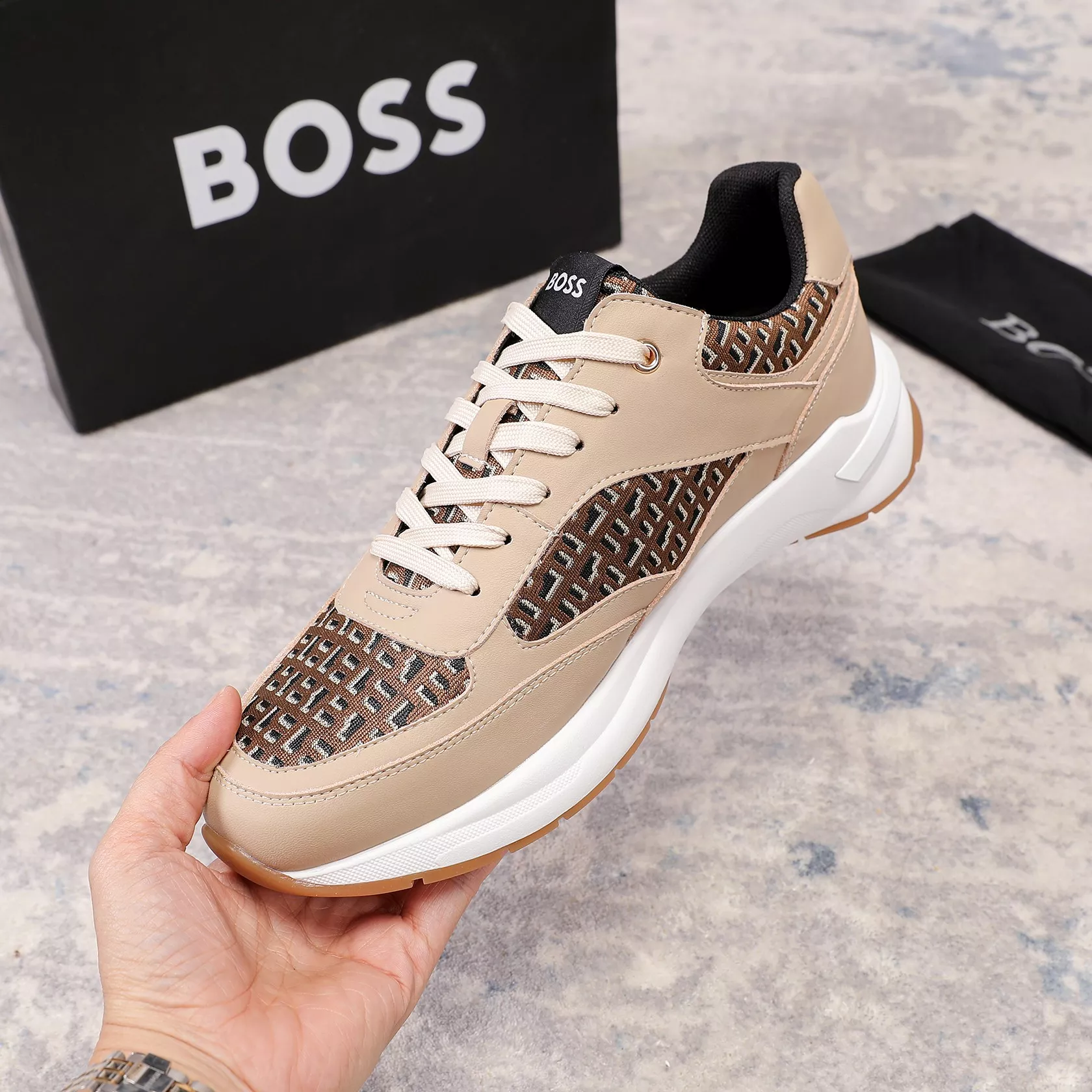 Boss Casual Shoes For Men Durable 2619