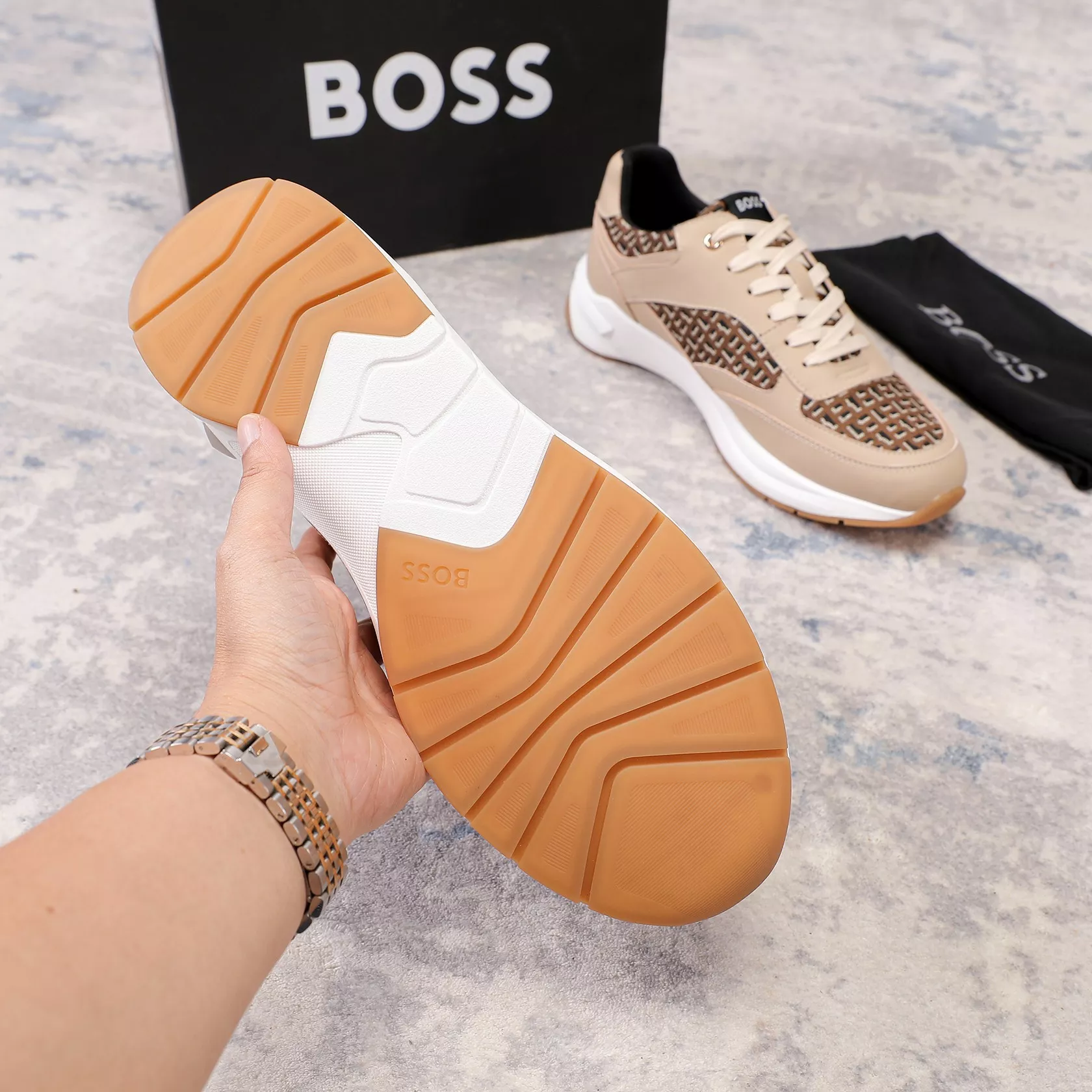 Boss Casual Shoes For Men Durable 2619