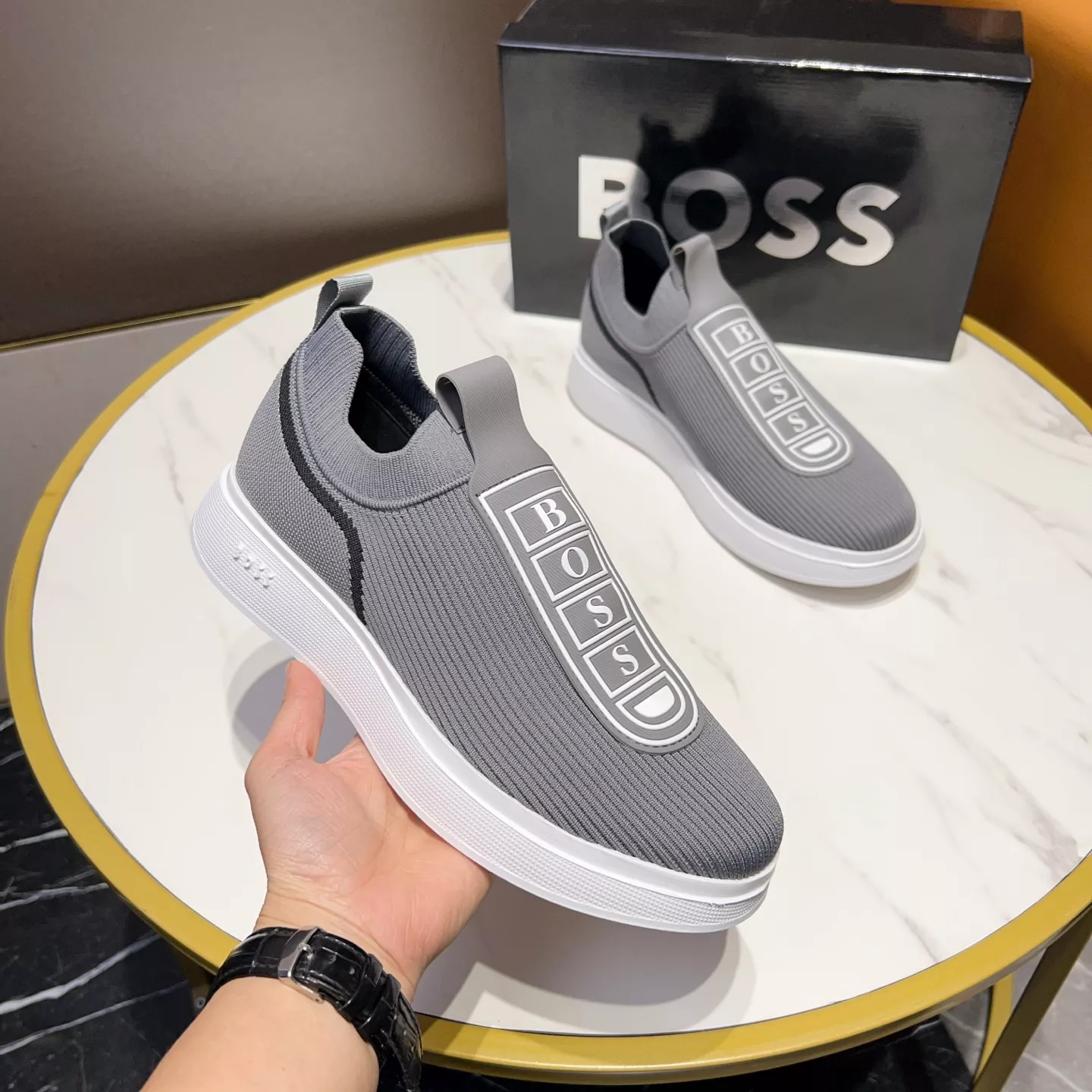 Boss Casual Shoes For Men Durable 6136
