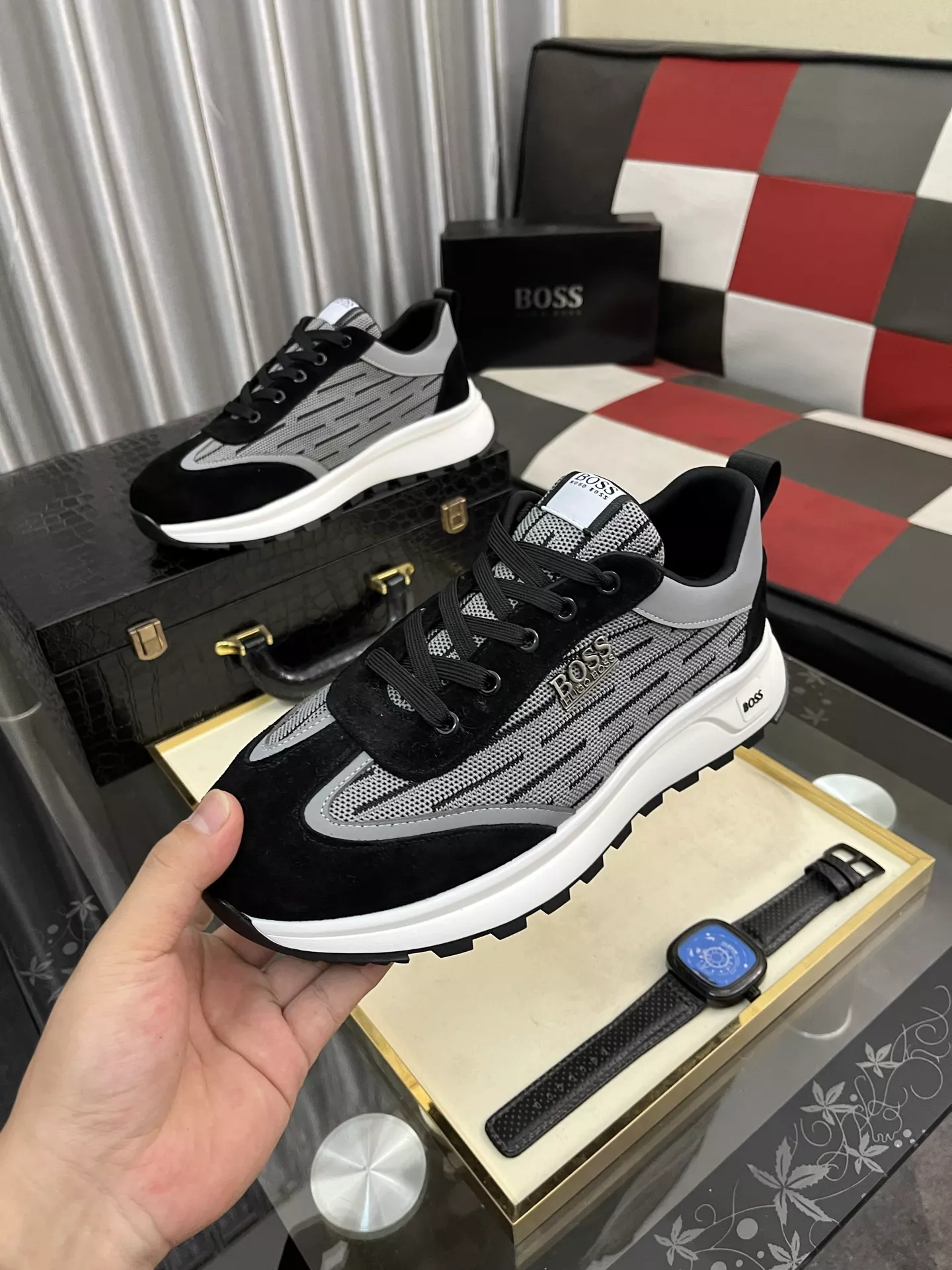 Boss Casual Shoes For Men Elegant 5008