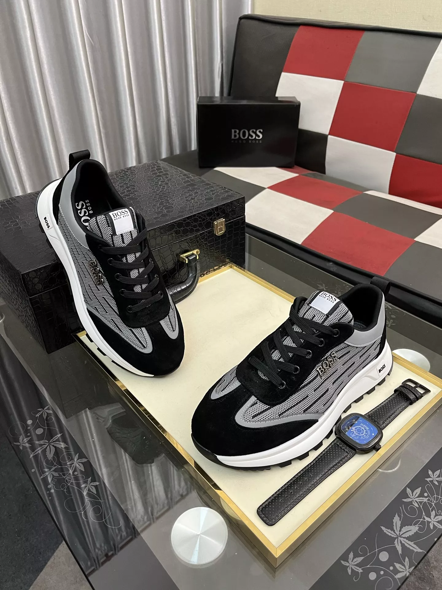 Boss Casual Shoes For Men Elegant 5008