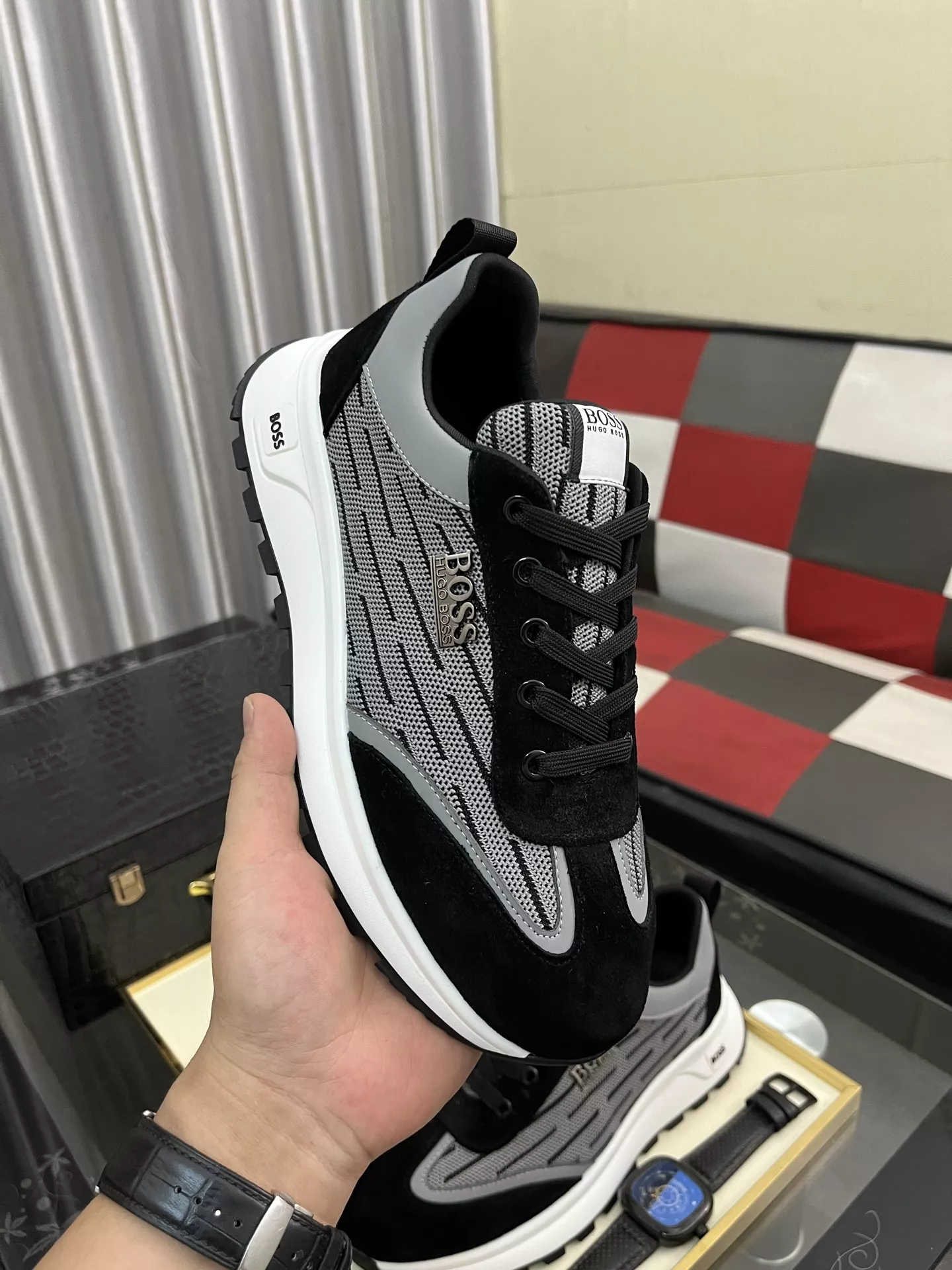 Boss Casual Shoes For Men Elegant 5008