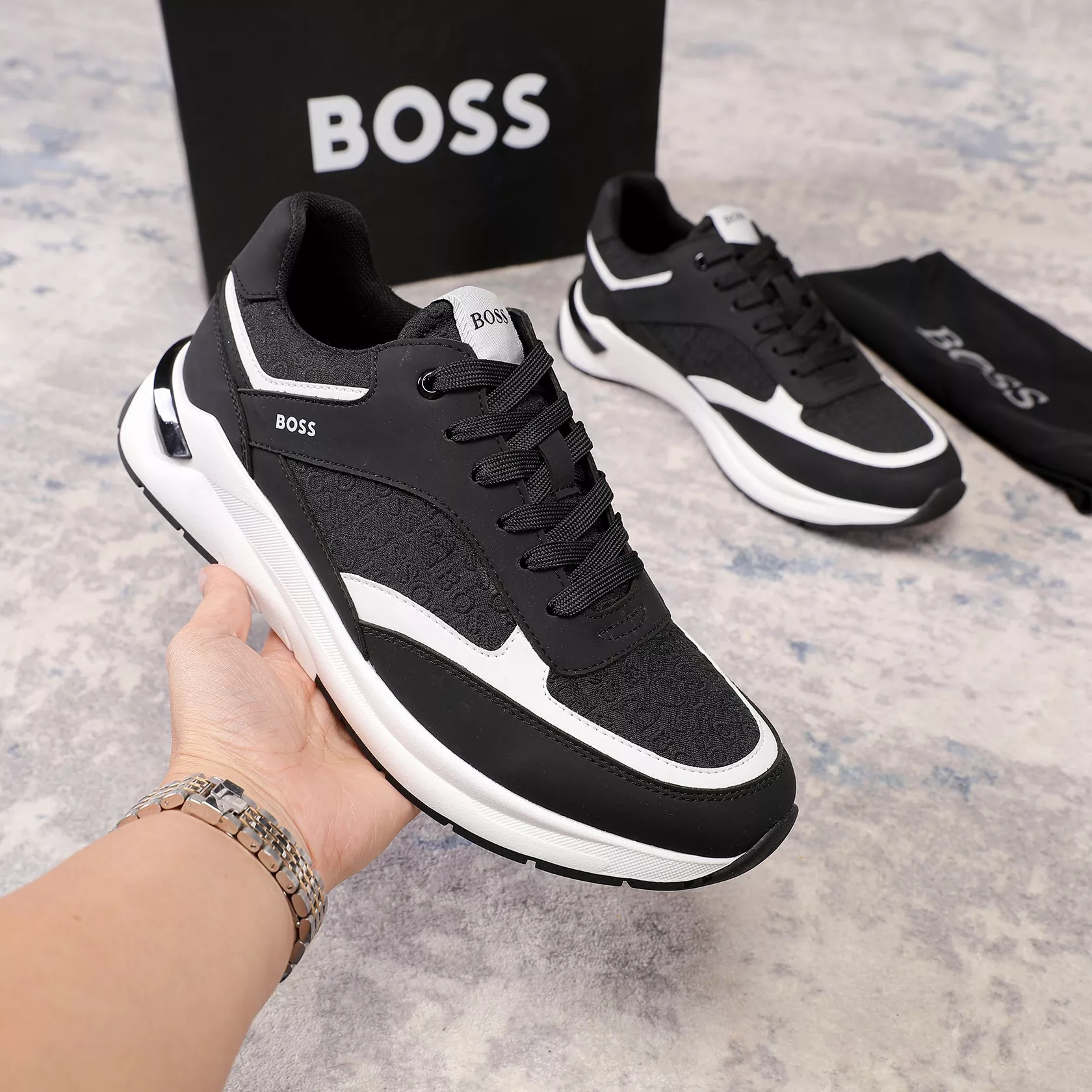 Boss Casual Shoes For Men Soft 3347