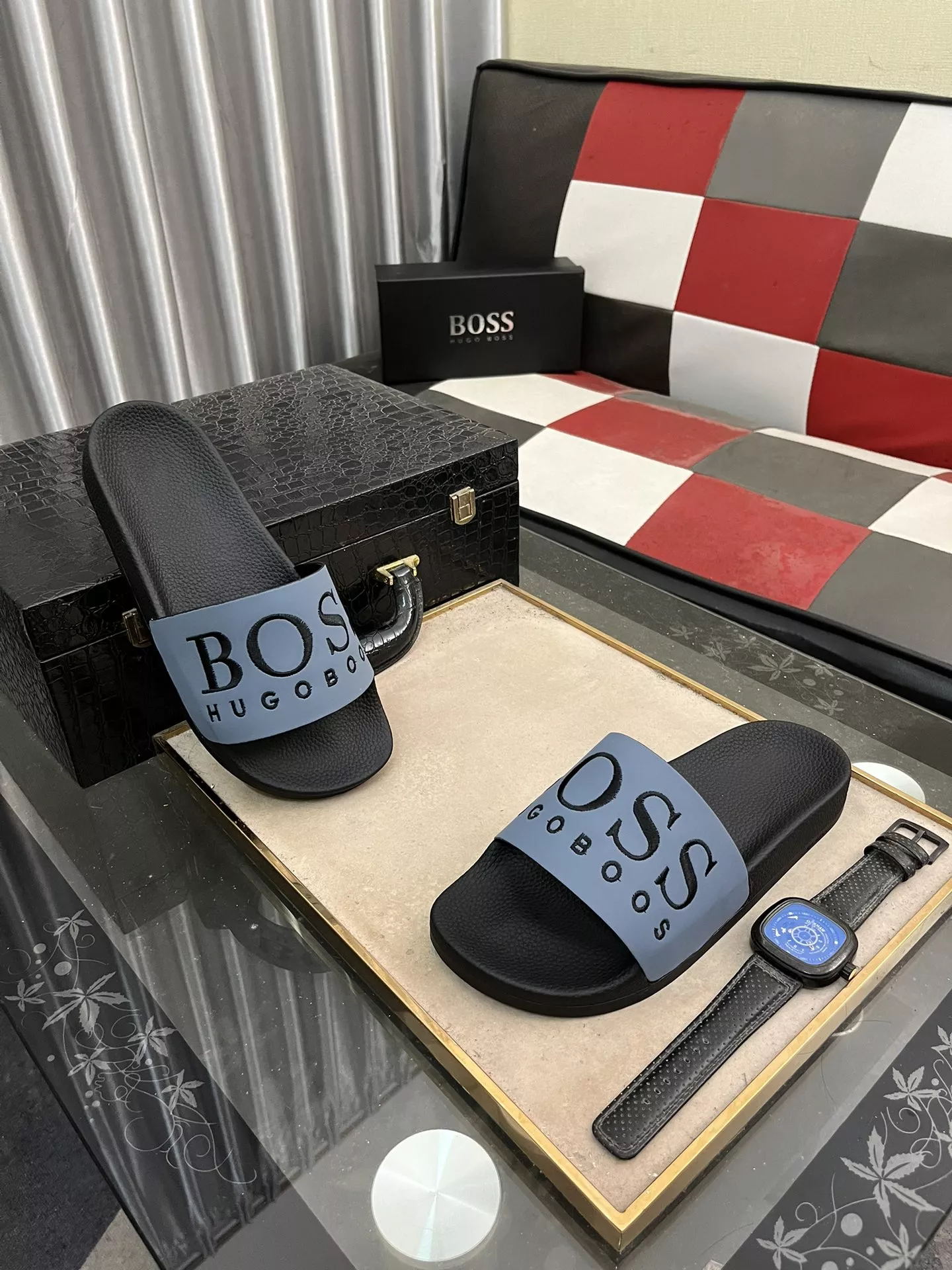 Boss Slippers For Men Sleek 7536