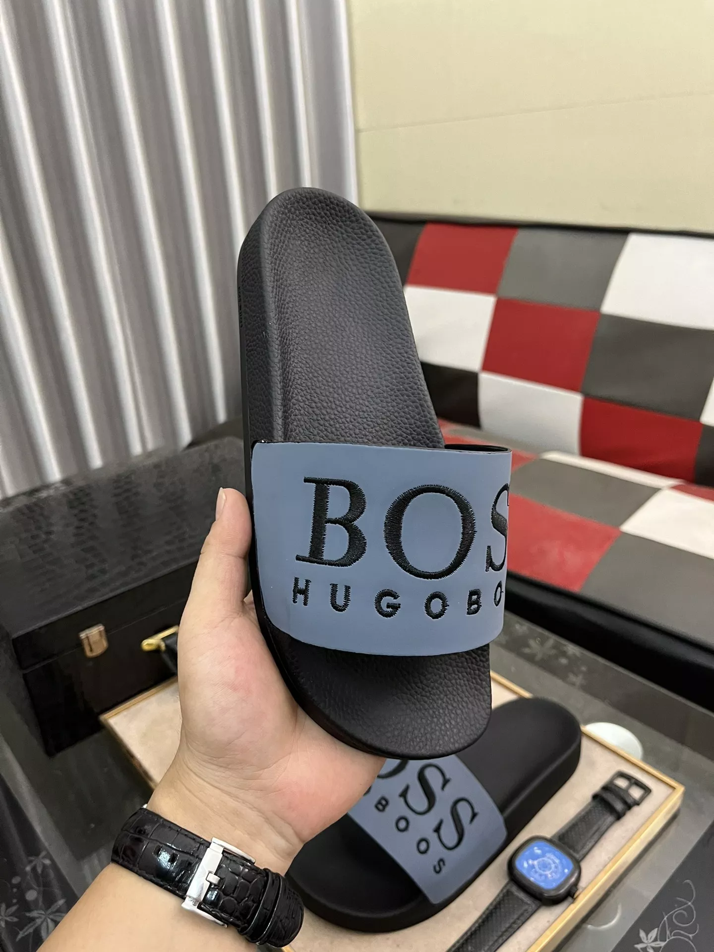 Boss Slippers For Men Sleek 7536