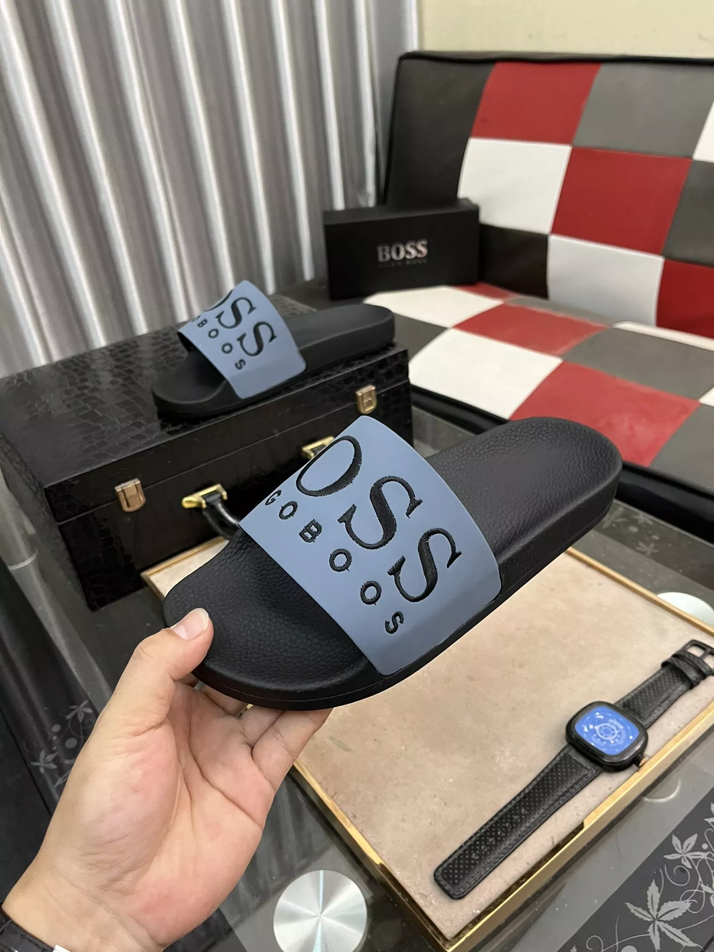 Boss Slippers For Men Sleek 7536