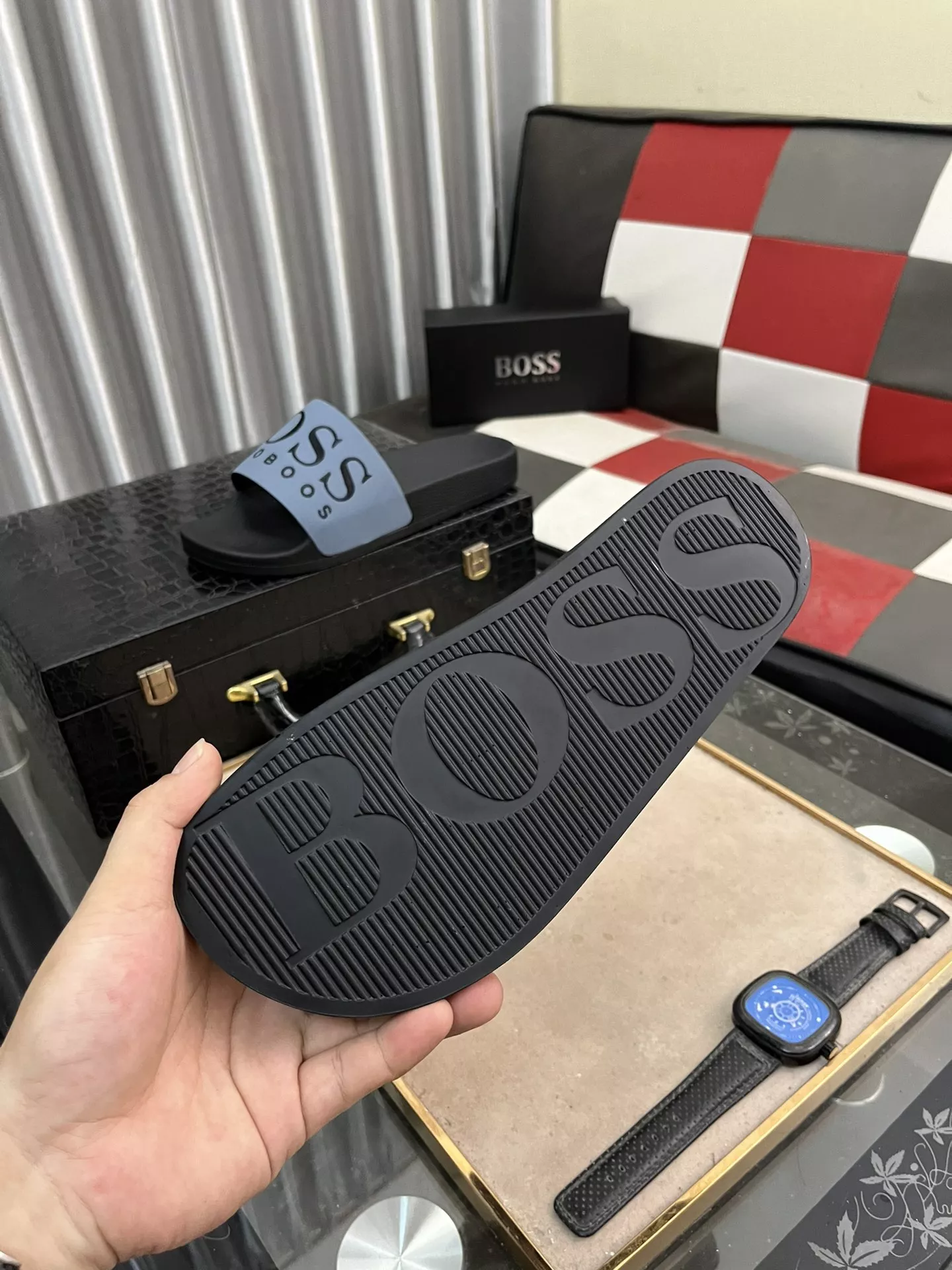 Boss Slippers For Men Sleek 7536