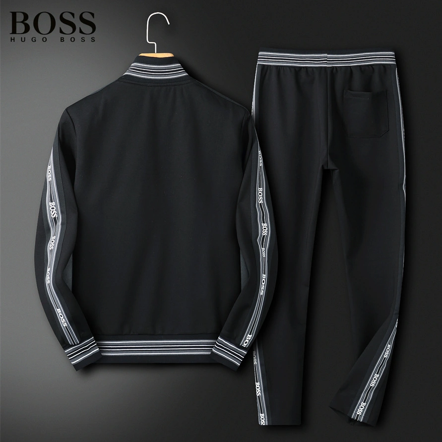 Boss Tracksuits Long Sleeved For Men Elegant 6264