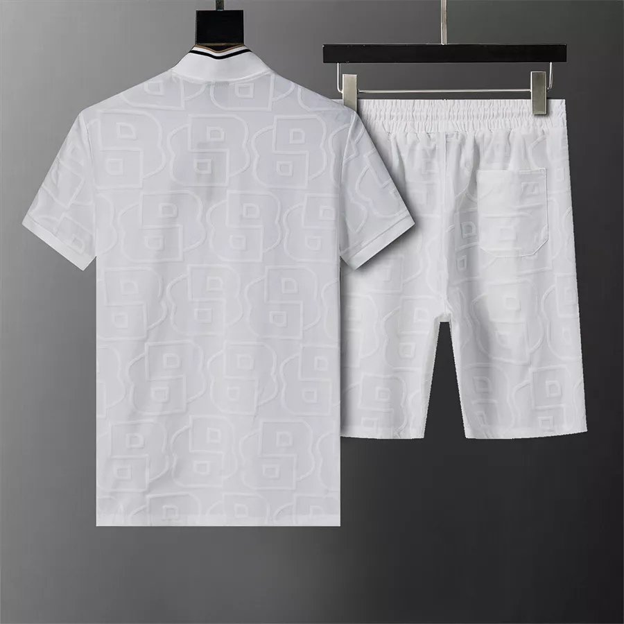 Boss Tracksuits Short Sleeved For Men Minimalist 2301