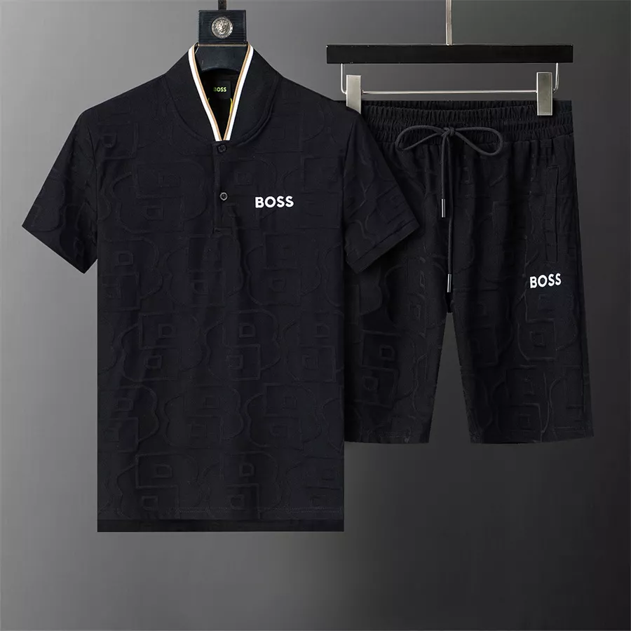 Boss Tracksuits Short Sleeved For Men Reliable 5343