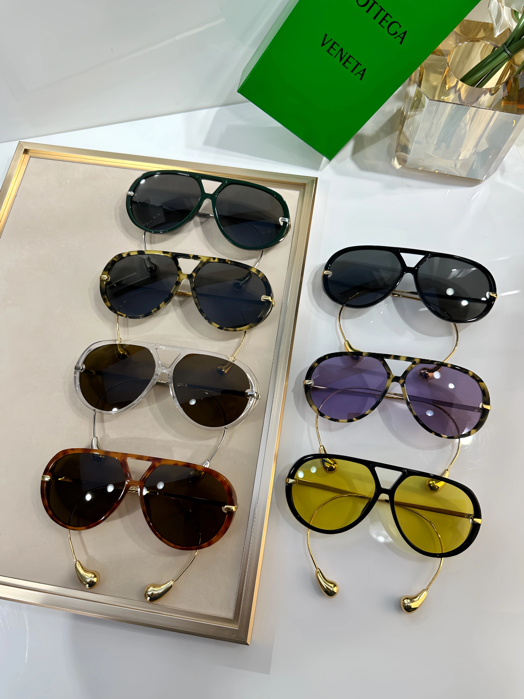 Bottega Veneta AAA Quality Sunglasses Sophisticated 7772