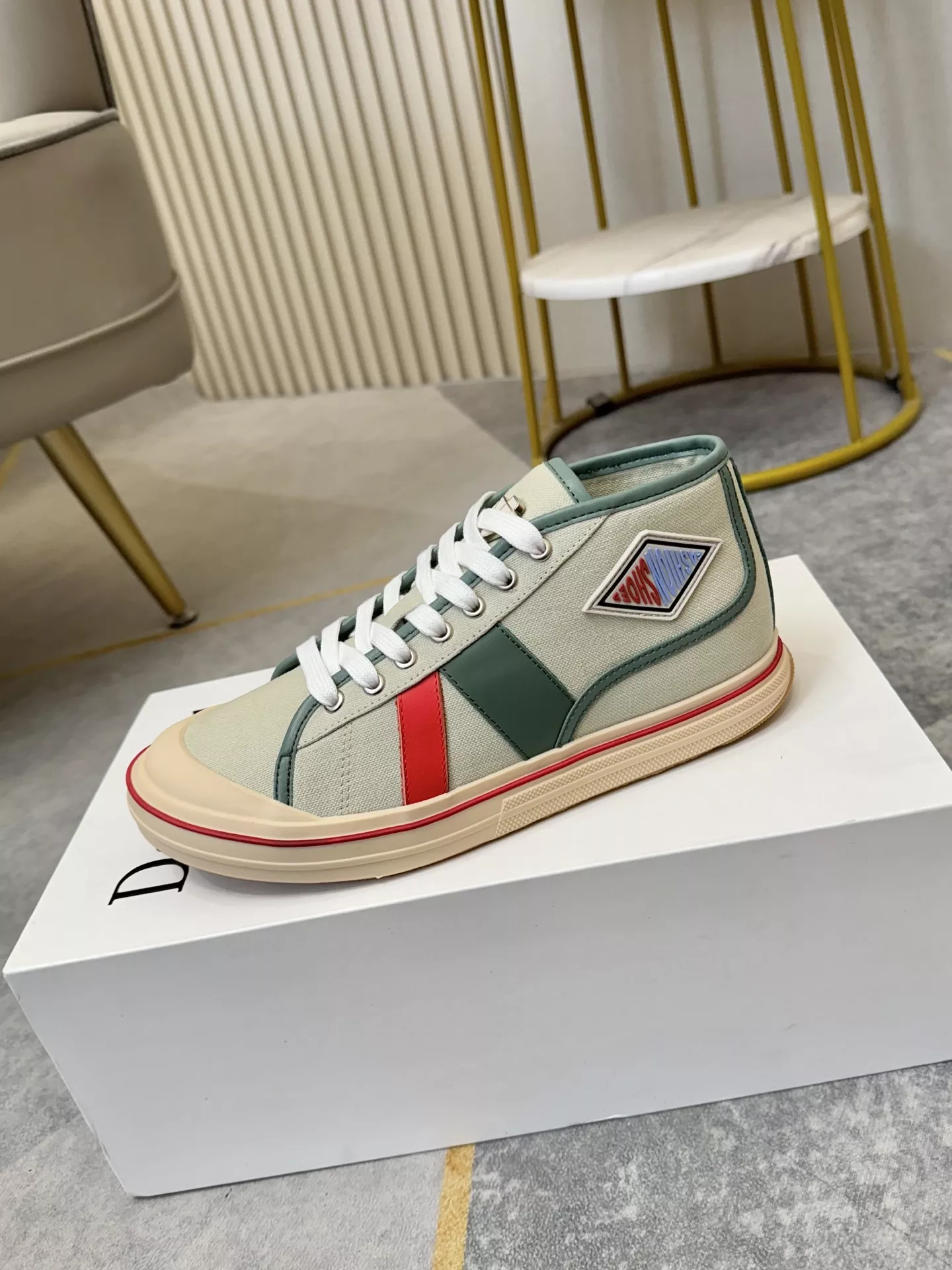 Bottega Veneta BV High Tops Shoes For Men Bold 3268
