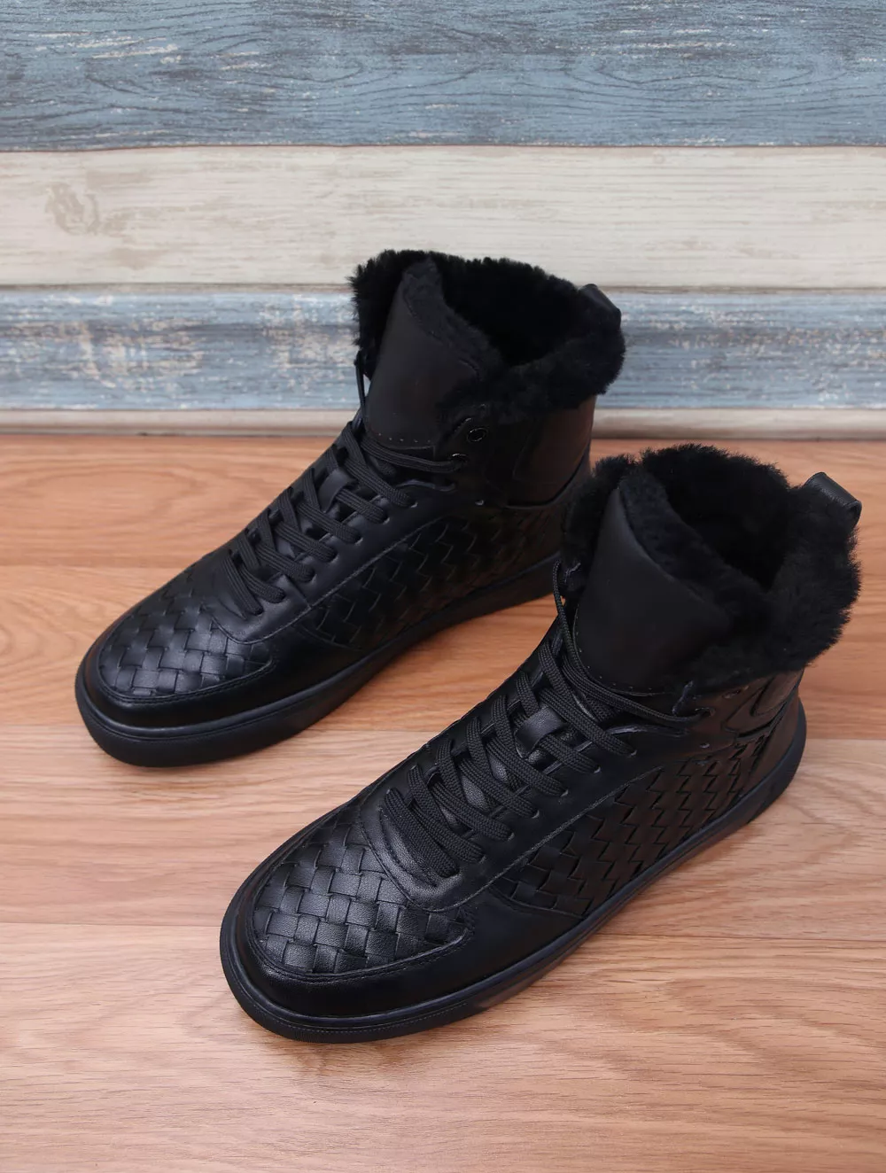 Bottega Veneta BV High Tops Shoes For Men Compact 7043