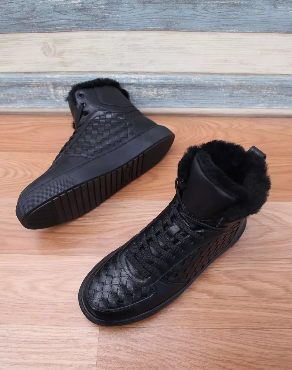Bottega Veneta BV High Tops Shoes For Men Compact 7043