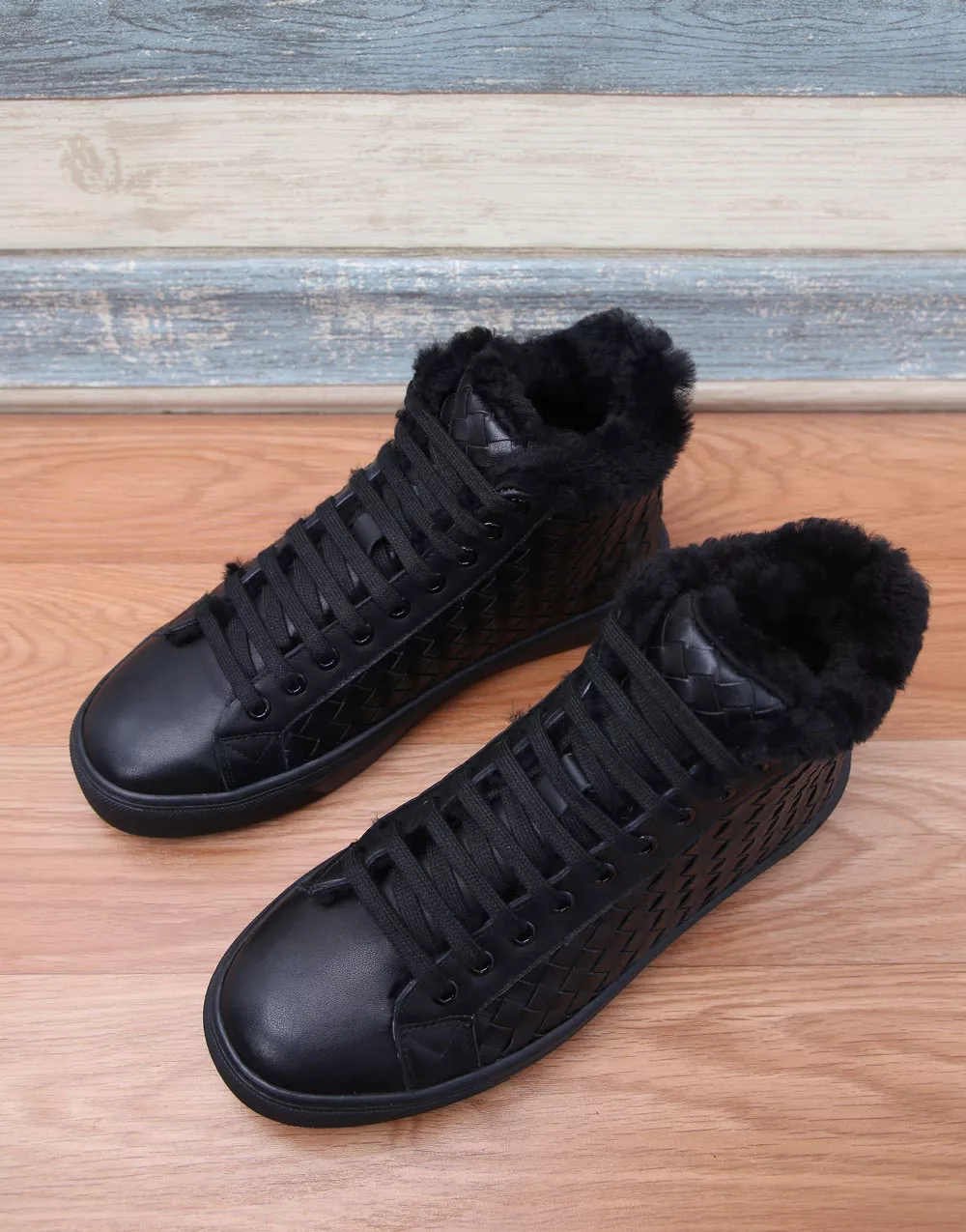 Bottega Veneta BV High Tops Shoes For Men Unique 7217