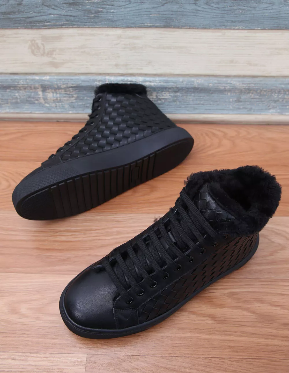 Bottega Veneta BV High Tops Shoes For Men Unique 7217