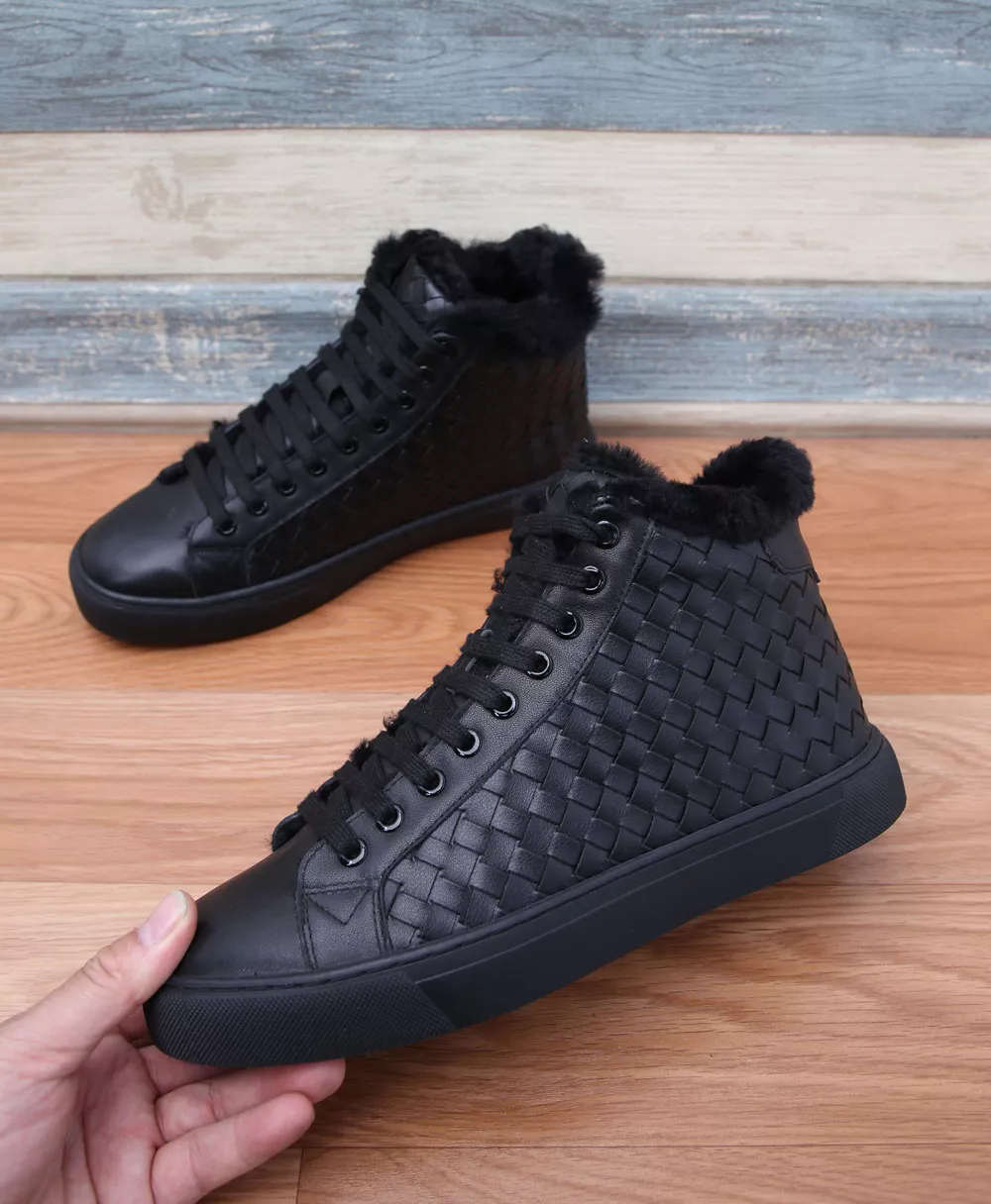 Bottega Veneta BV High Tops Shoes For Men Unique 7217