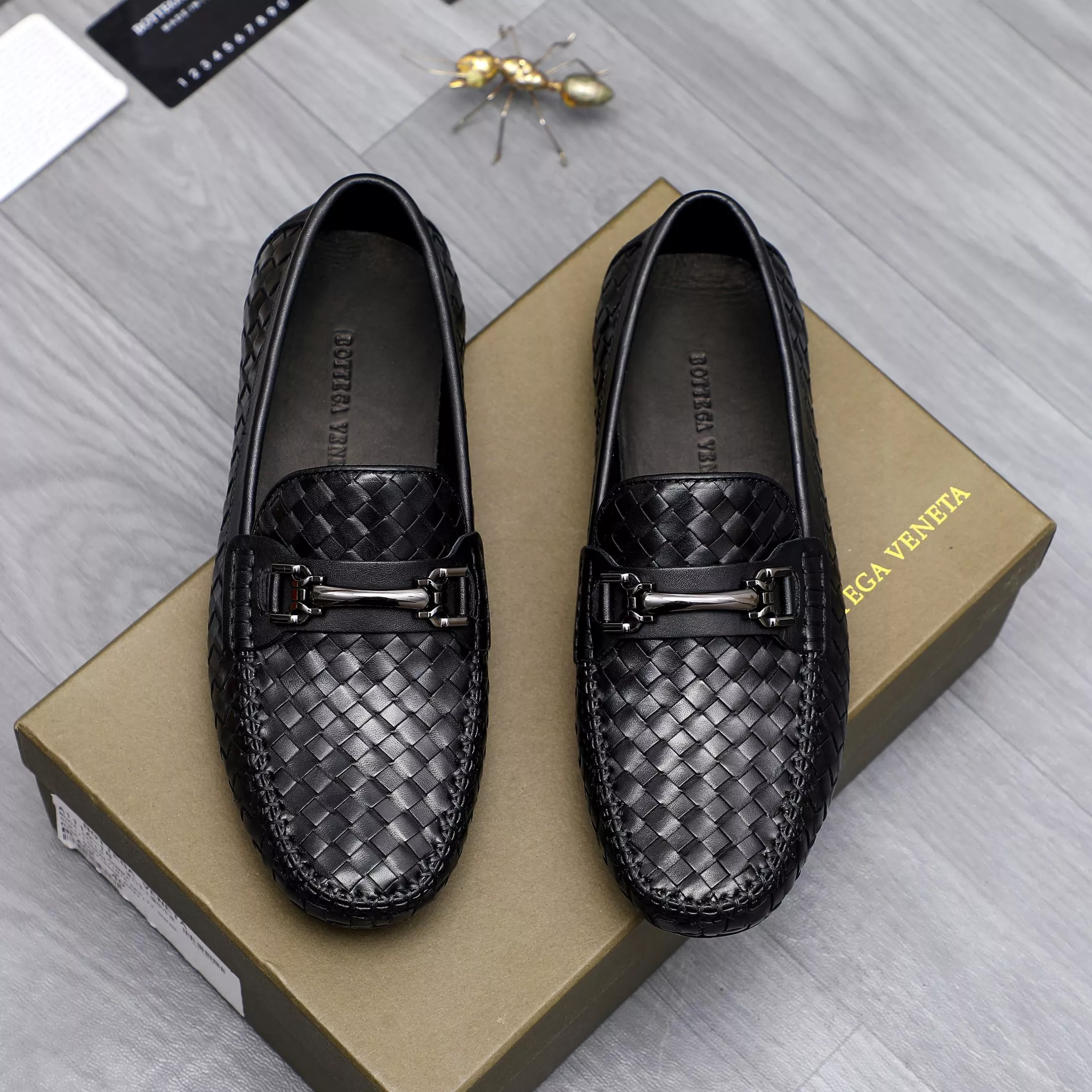 Bottega Veneta BV Leather Shoes For Men Trendsetting 9595