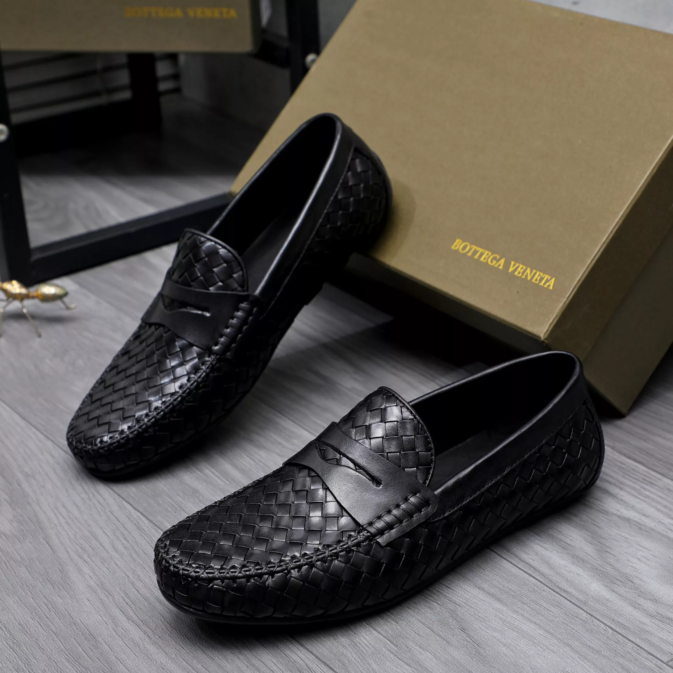 Bottega Veneta BV Leather Shoes For Men Unique 789