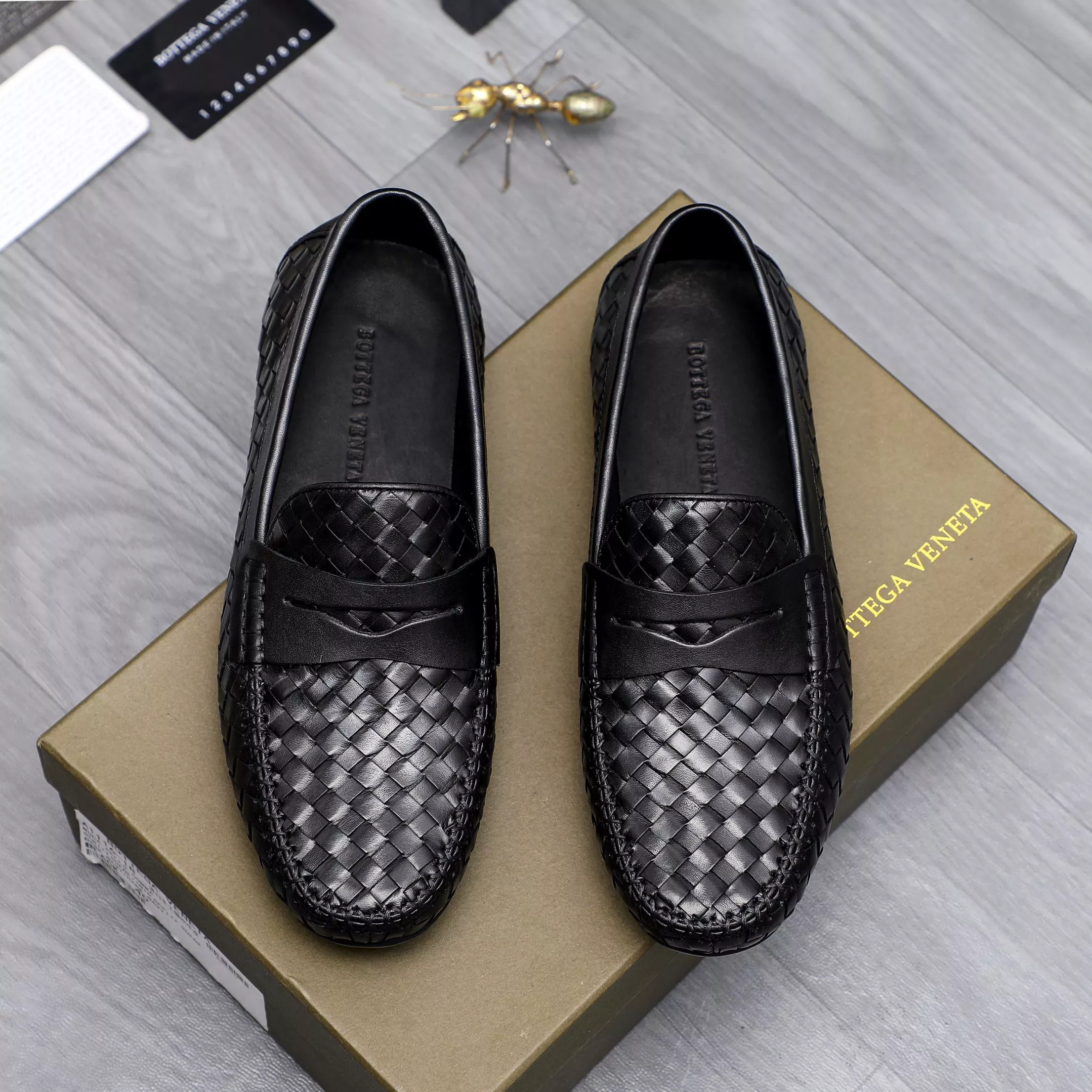 Bottega Veneta BV Leather Shoes For Men Unique 789