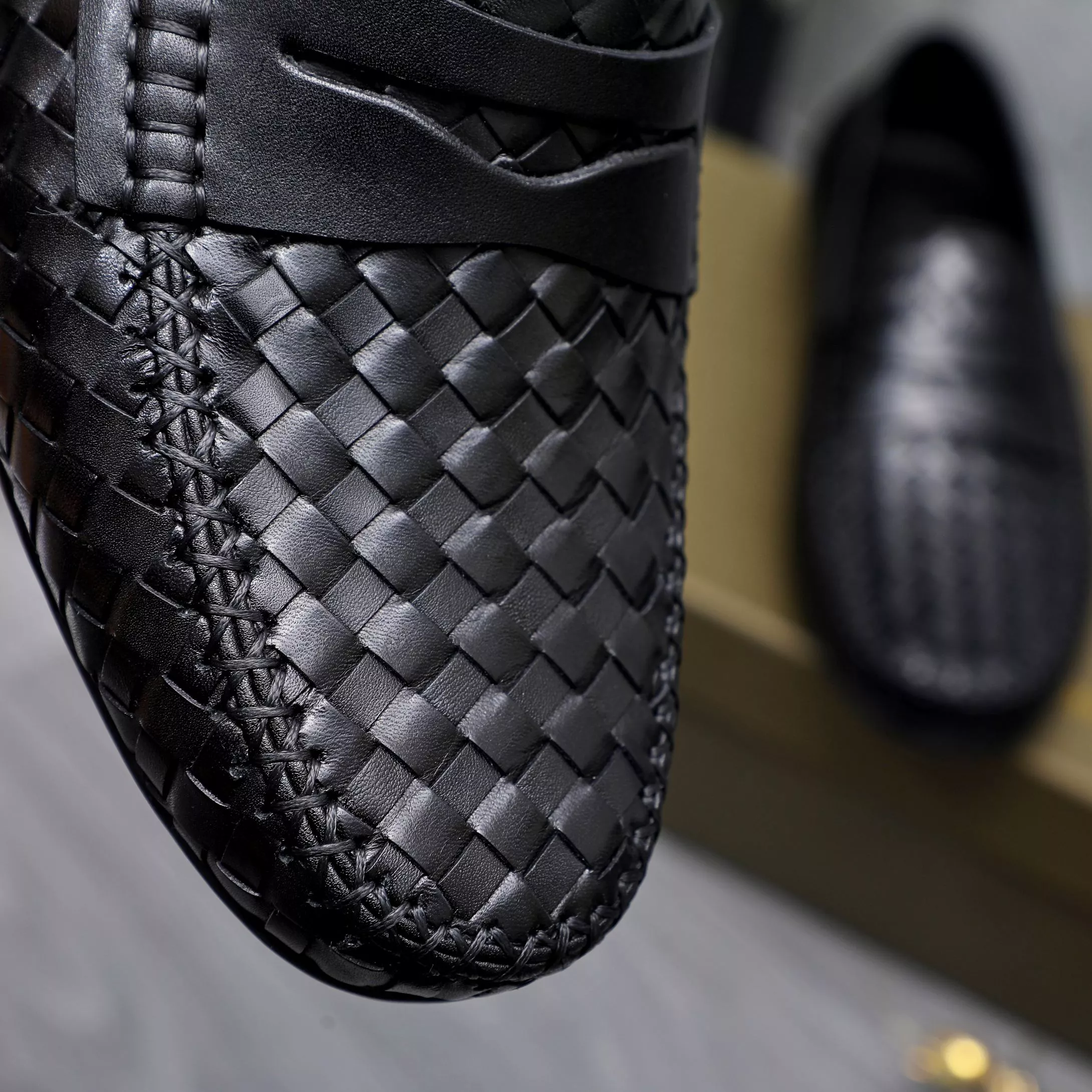 Bottega Veneta BV Leather Shoes For Men Unique 789