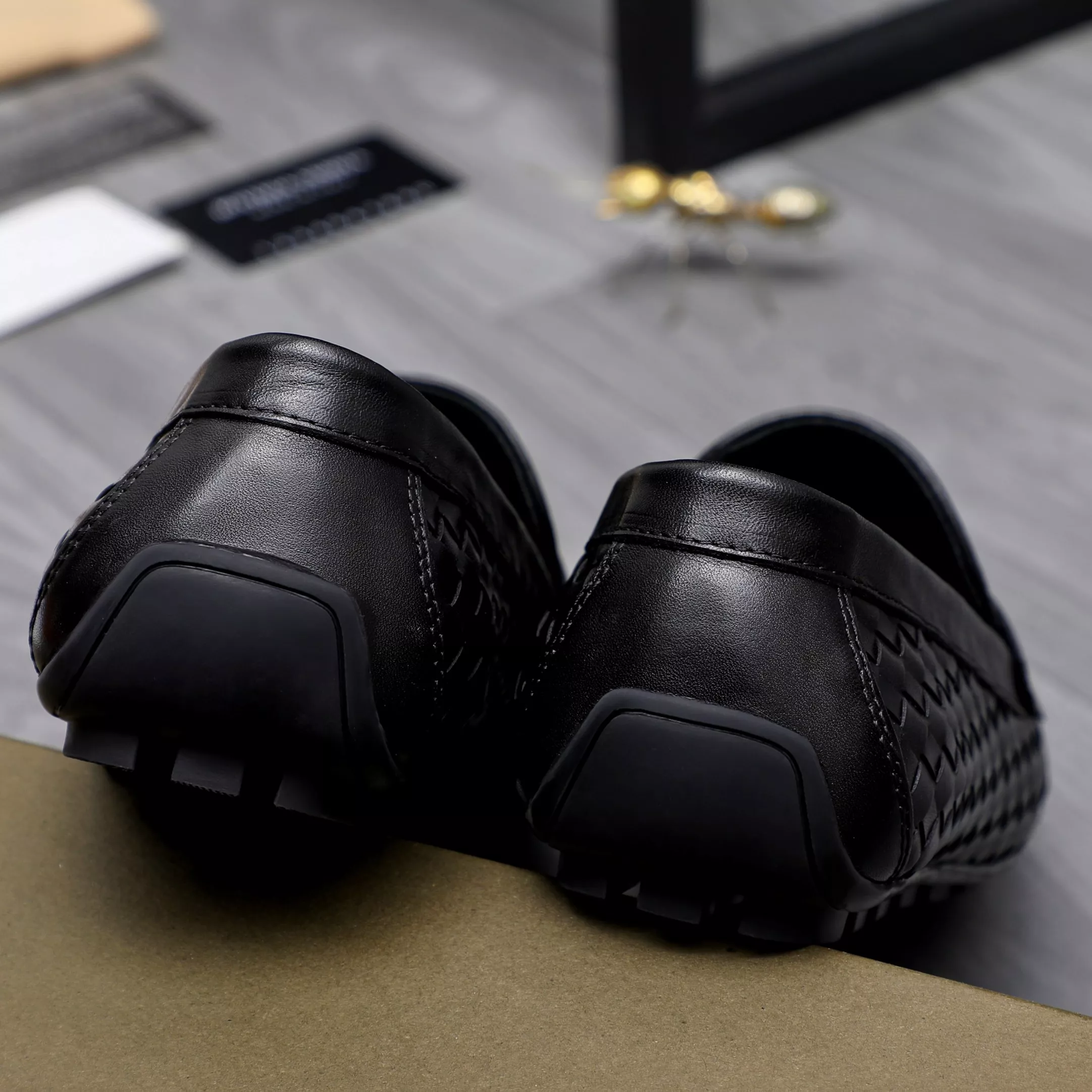 Bottega Veneta BV Leather Shoes For Men Unique 789