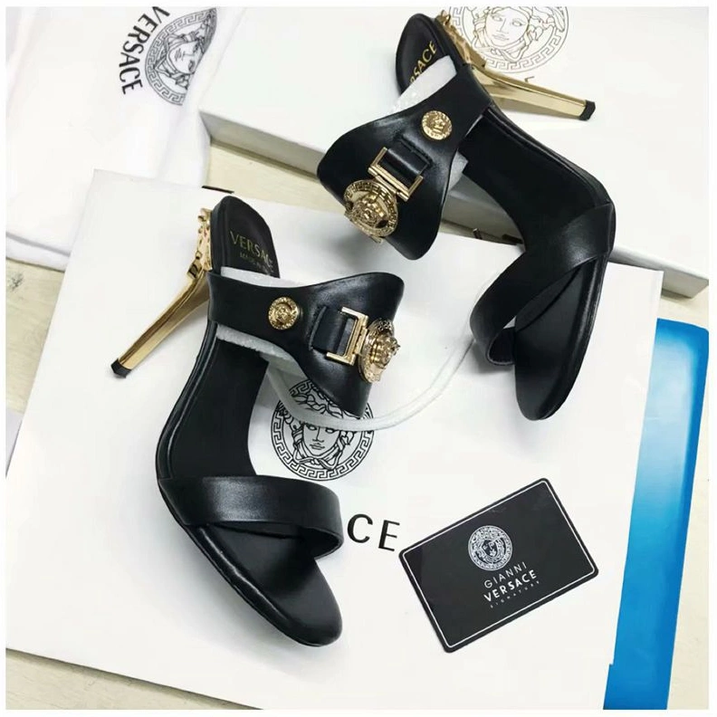 Breathable 1279 Versace Fashion Slippers For Women