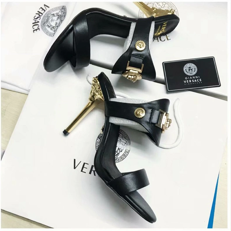 Breathable 1279 Versace Fashion Slippers For Women