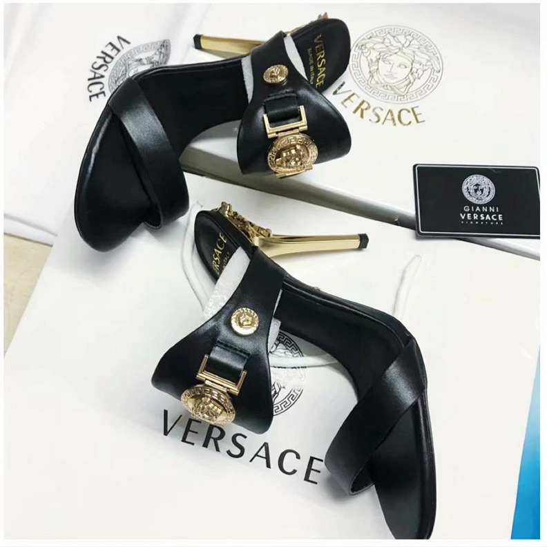 Breathable 1279 Versace Fashion Slippers For Women