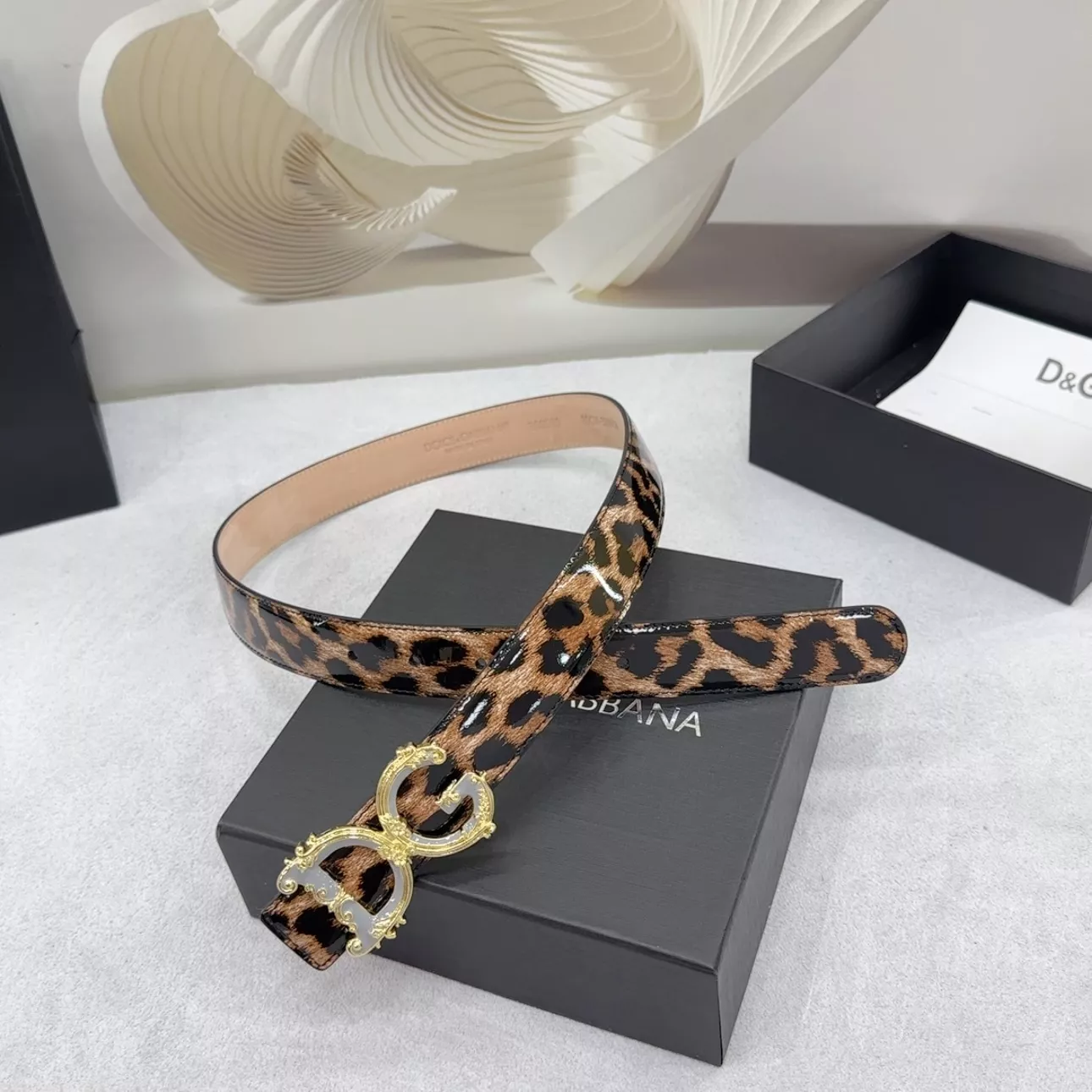 Breathable 1407 Dolce & Gabbana D&G AAA Quality Belts In 3.0cm For Women