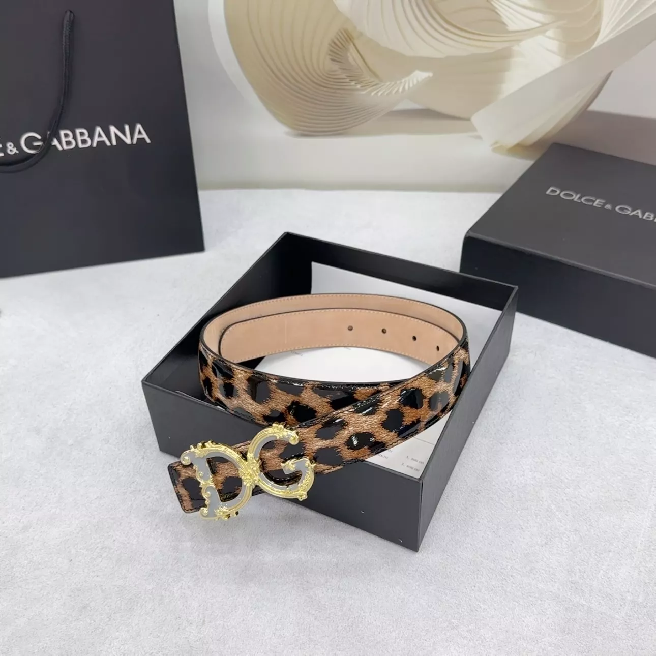 Breathable 1407 Dolce & Gabbana D&G AAA Quality Belts In 3.0cm For Women
