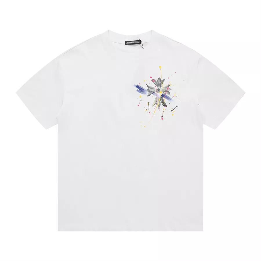 Breathable 1447 Chrome Hearts T-Shirts Short Sleeved For Unisex