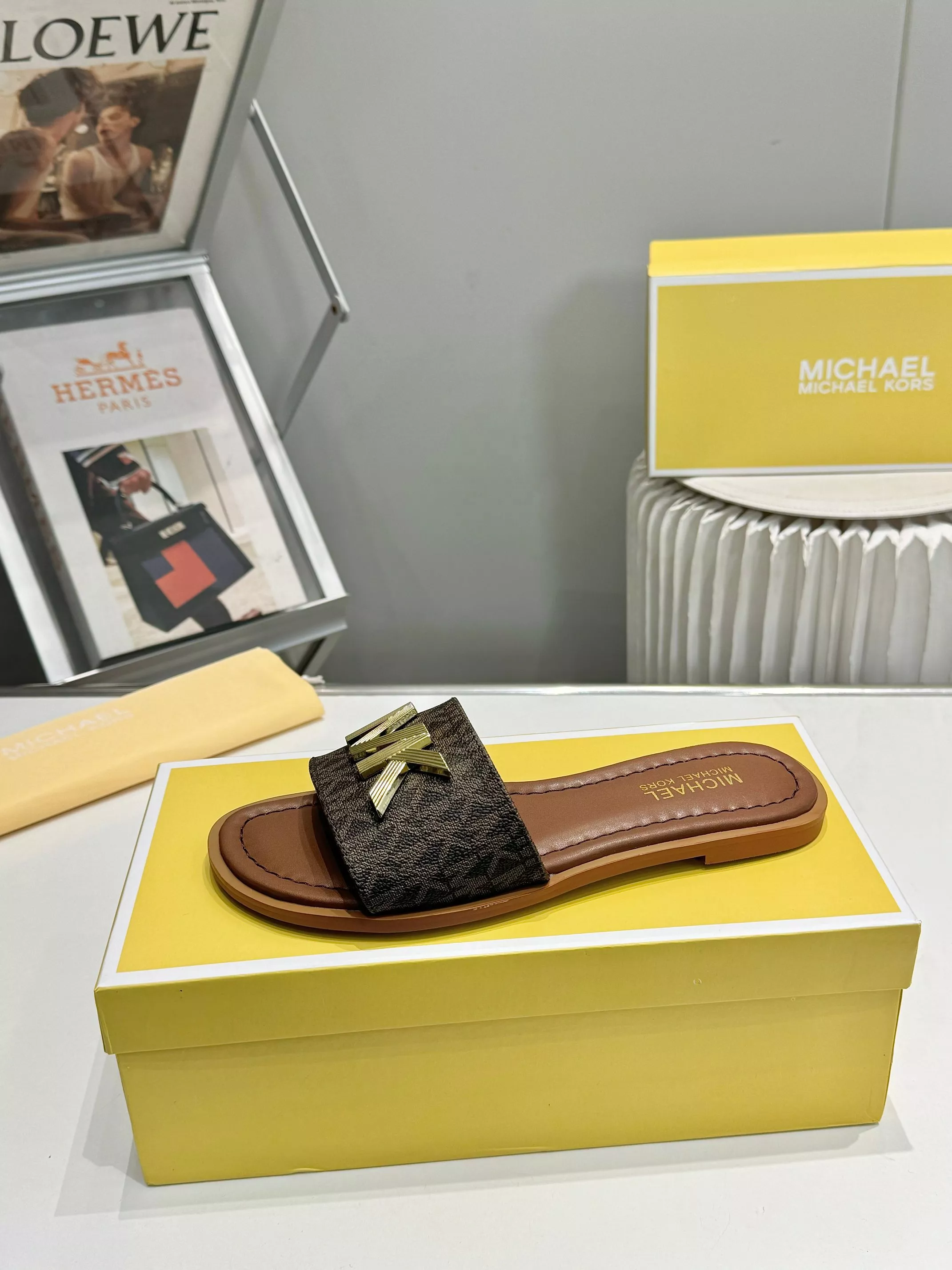 Breathable 1569 Michael Kors Slippers For Women