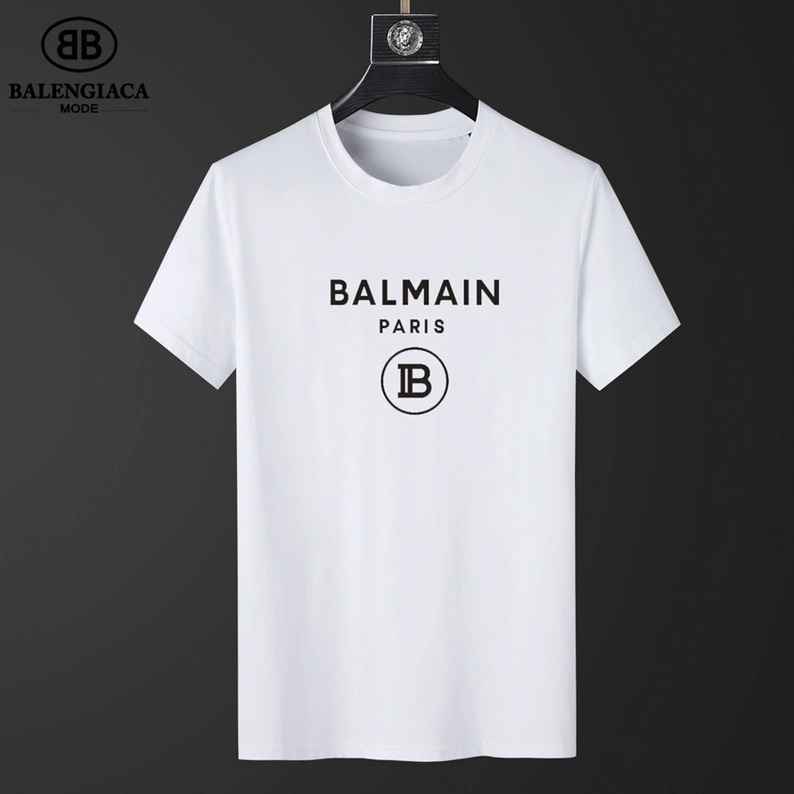 Breathable 1607 Balmain T-Shirts Short Sleeved For Men