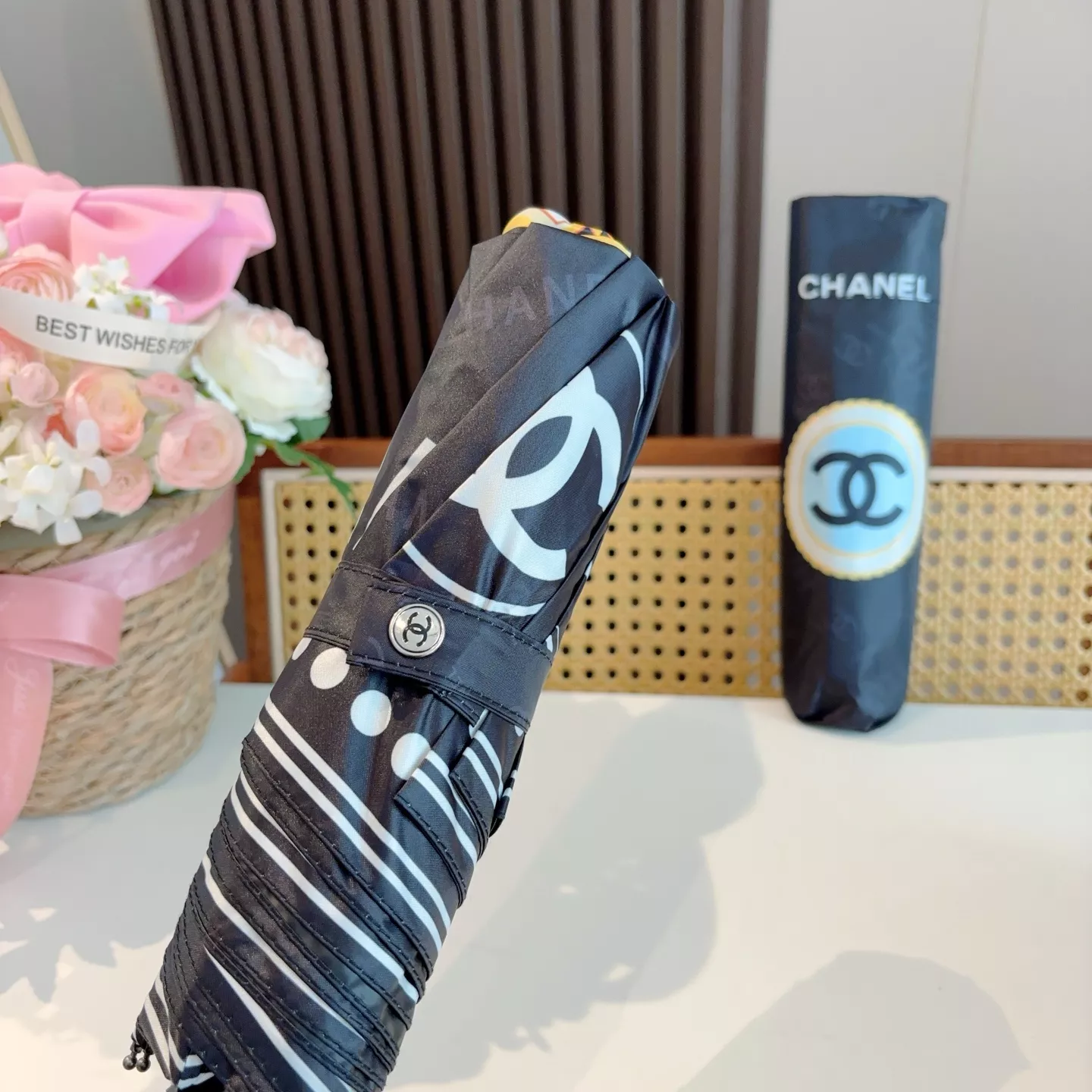 Breathable 1716 Chanel Umbrellas