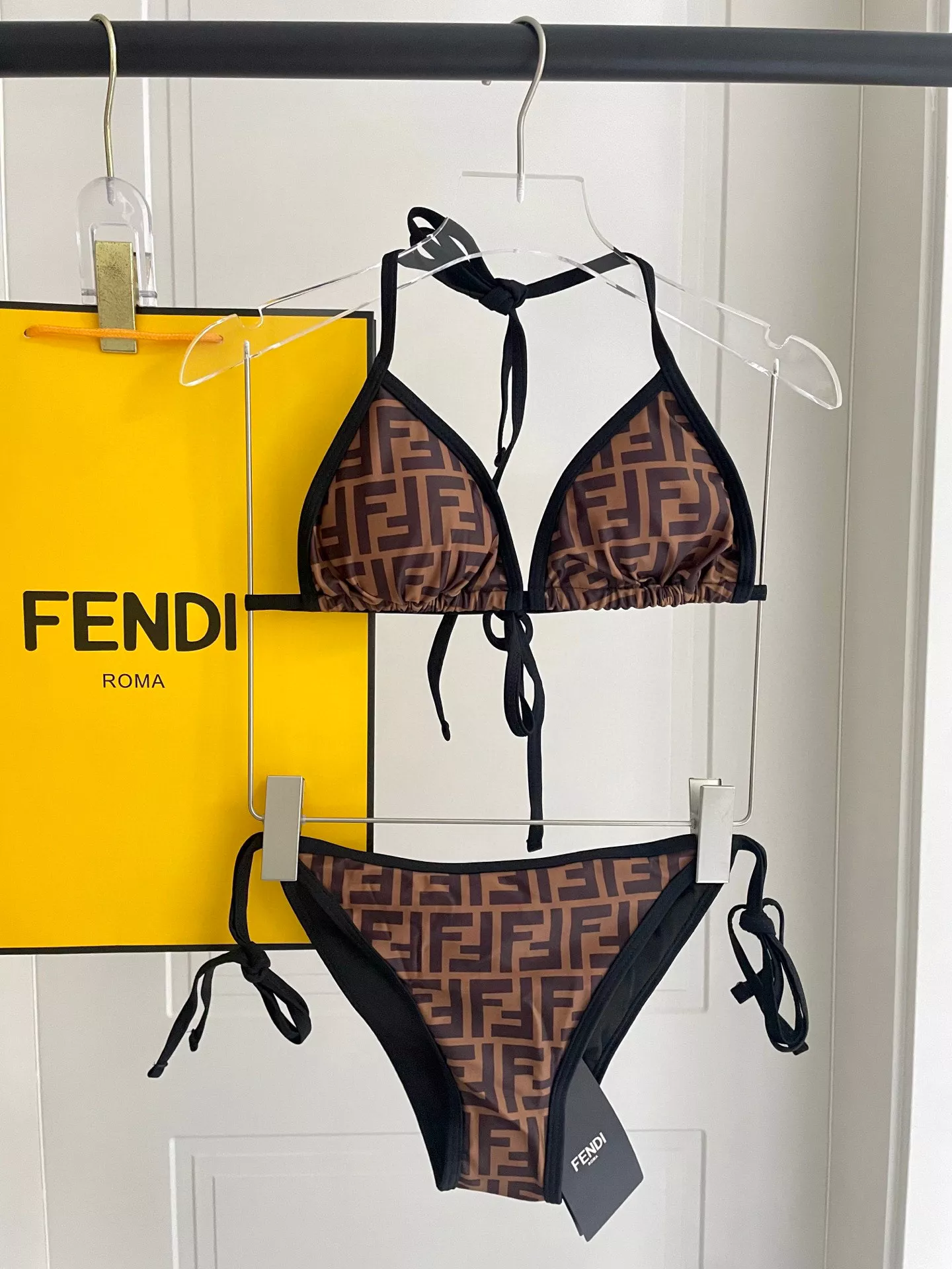 Breathable 1876 Fendi Bathing Suits For Women