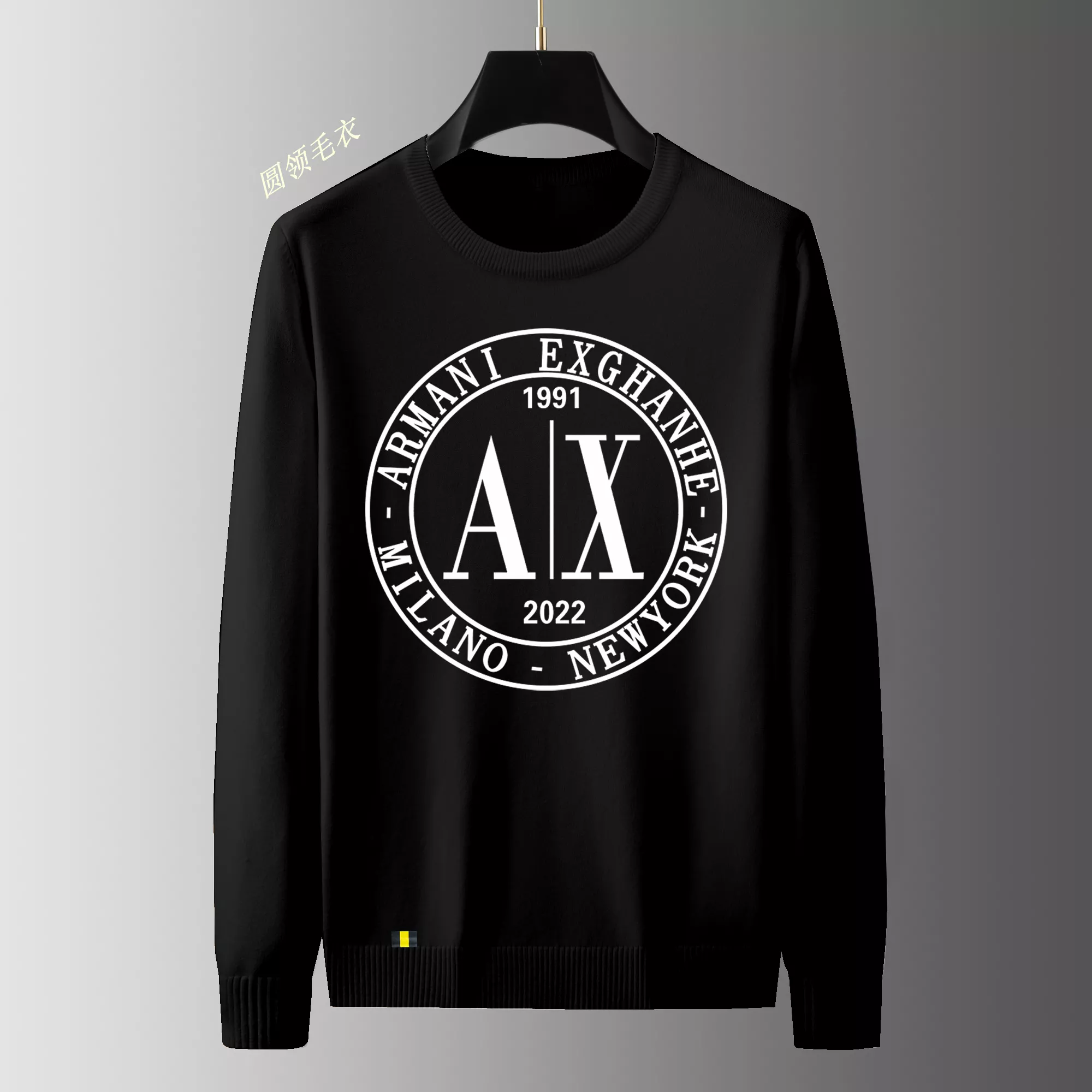 Breathable 1952 Armani Sweater Long Sleeved For Men