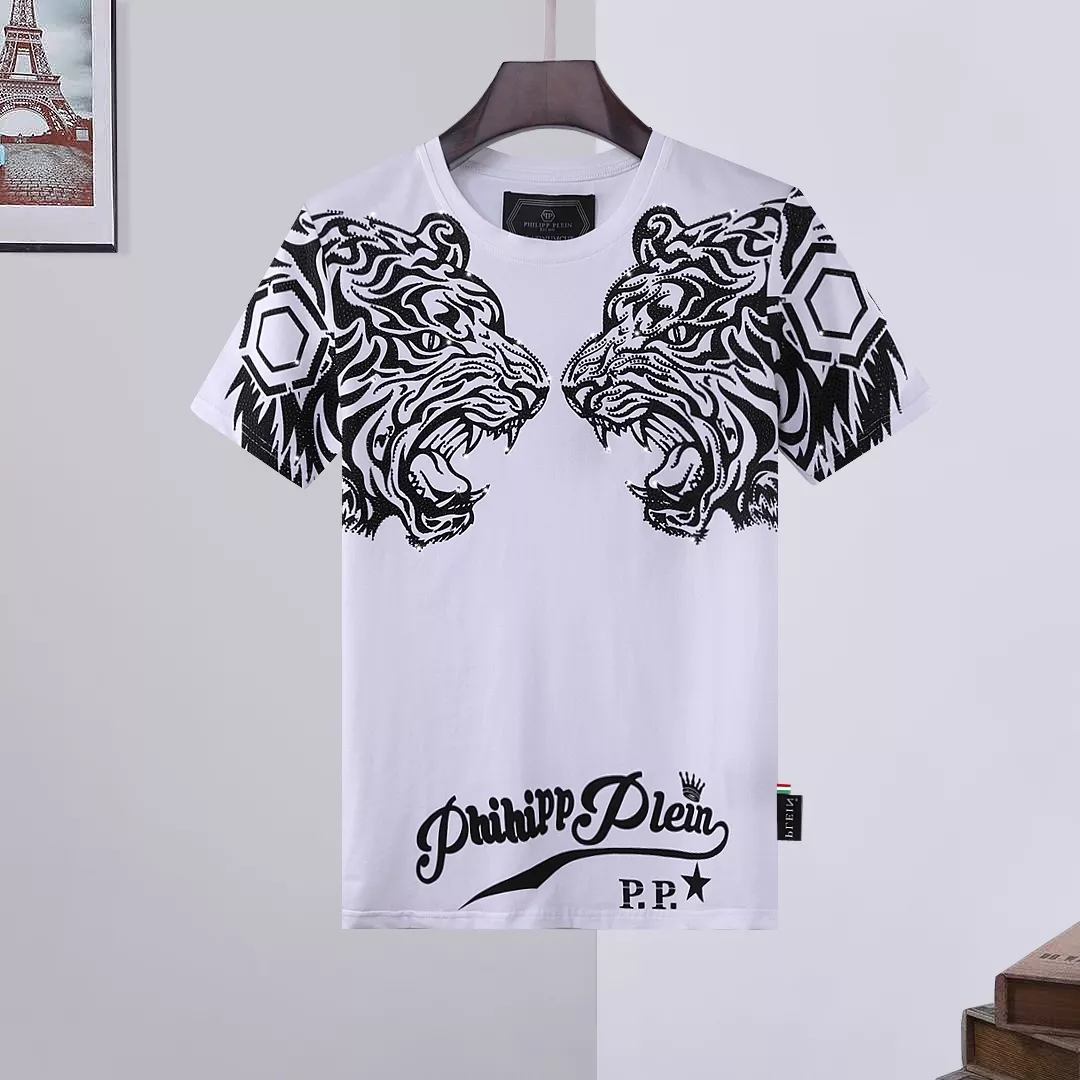 Breathable 1966 Philipp Plein PP T-Shirts Short Sleeved For Men
