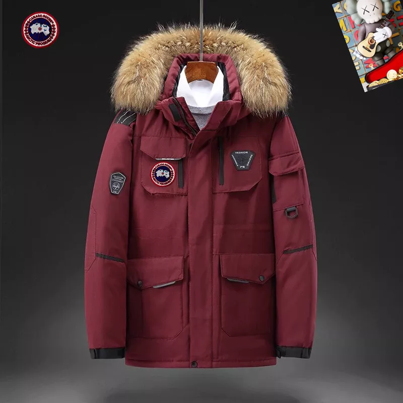Breathable 2069 Canada Goose Down Feather Coat Long Sleeved For Men
