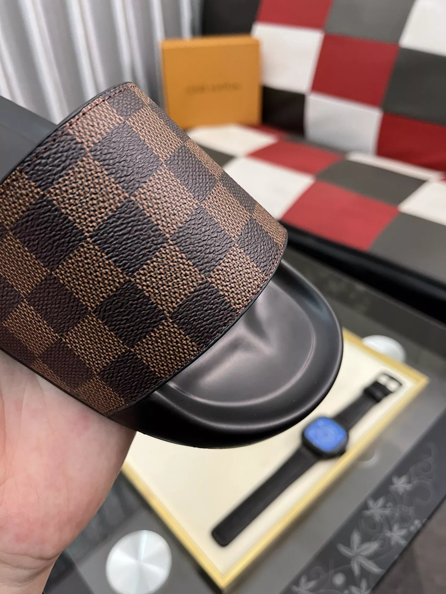 Breathable 2230 Louis Vuitton Slippers For Men