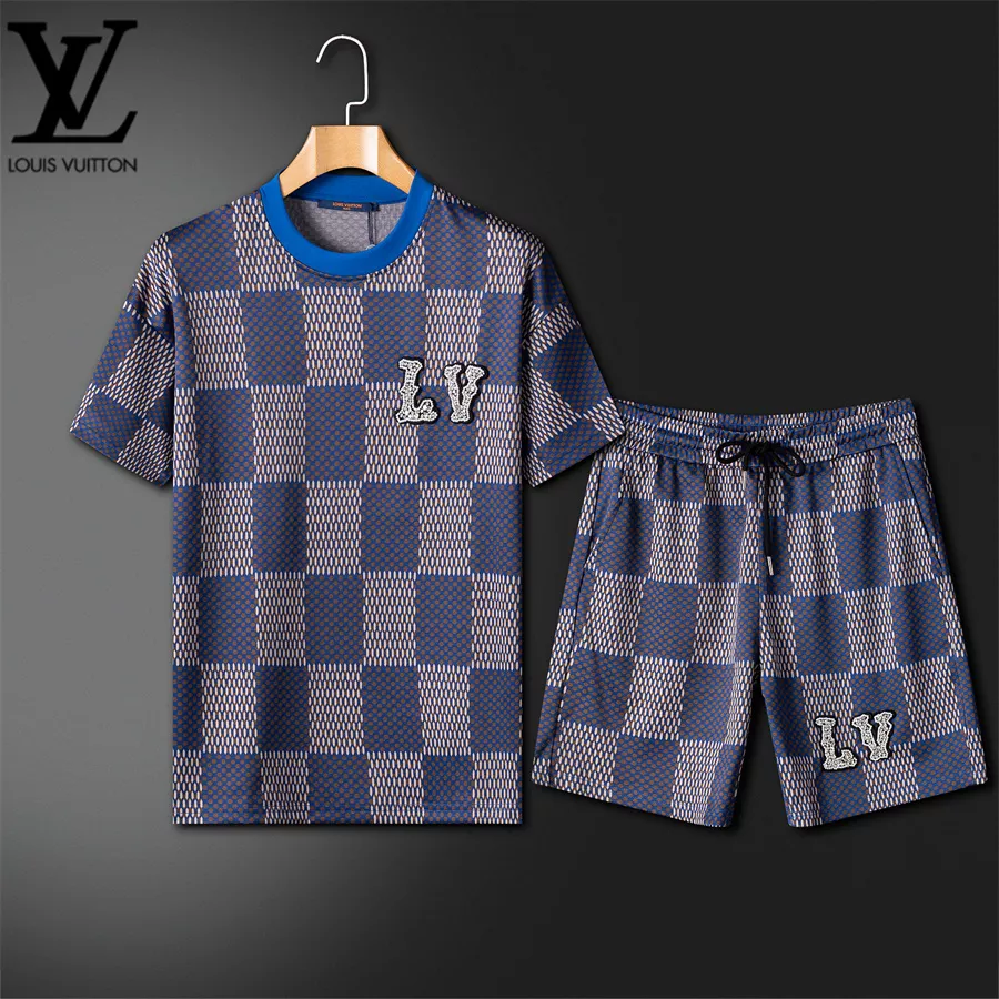 Breathable 2241 Louis Vuitton LV Tracksuits Short Sleeved For Unisex