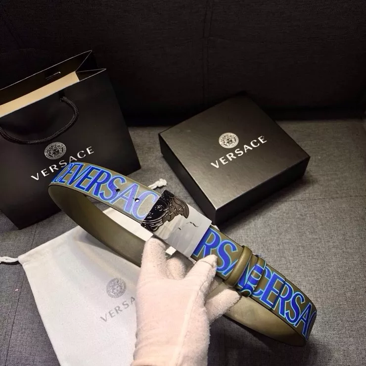 Breathable 249 Versace AAA Quality Belts In 4.0cm For Men